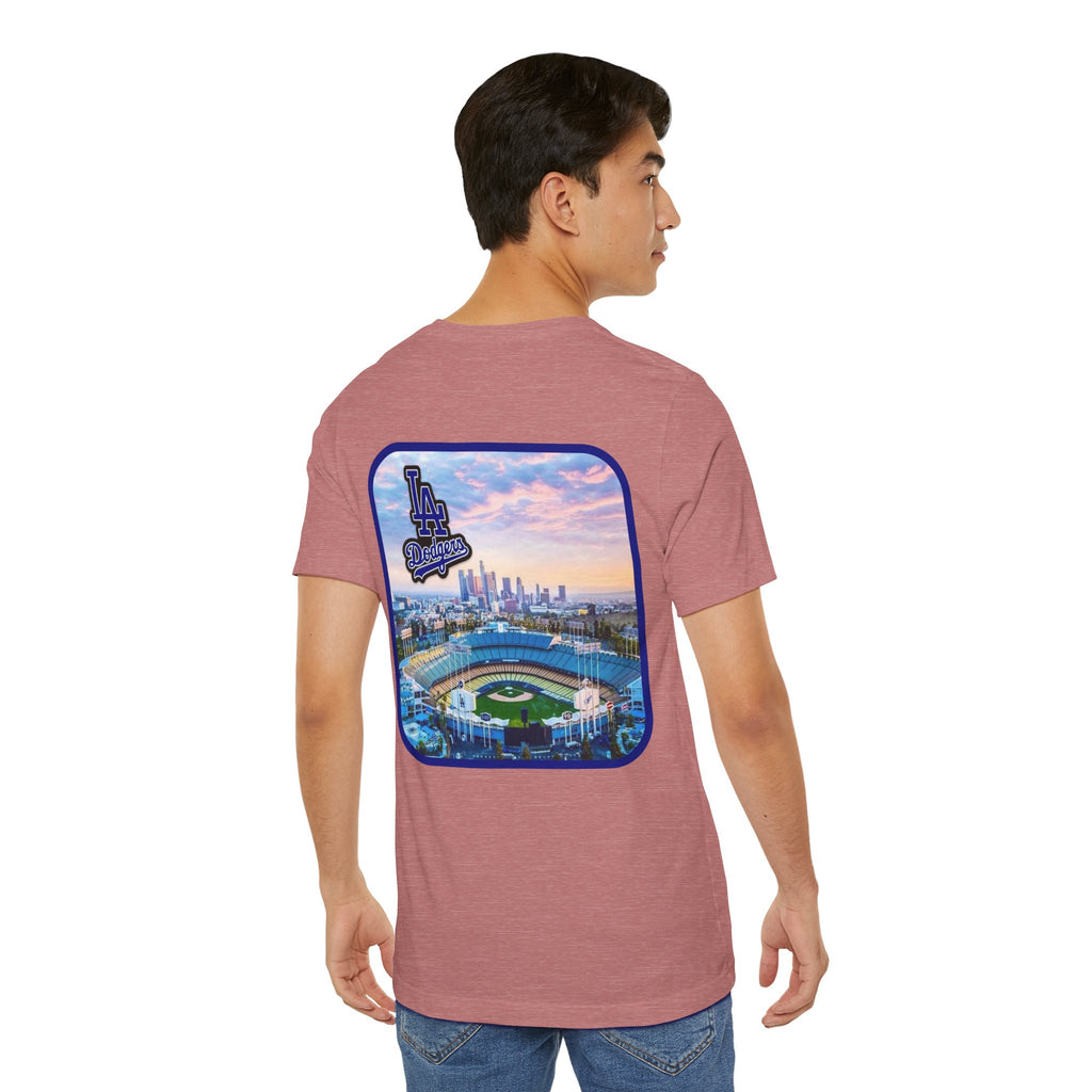 Los Angeles (Front and Back Printing) Mens Womans Jersey Short Sleeve Tee