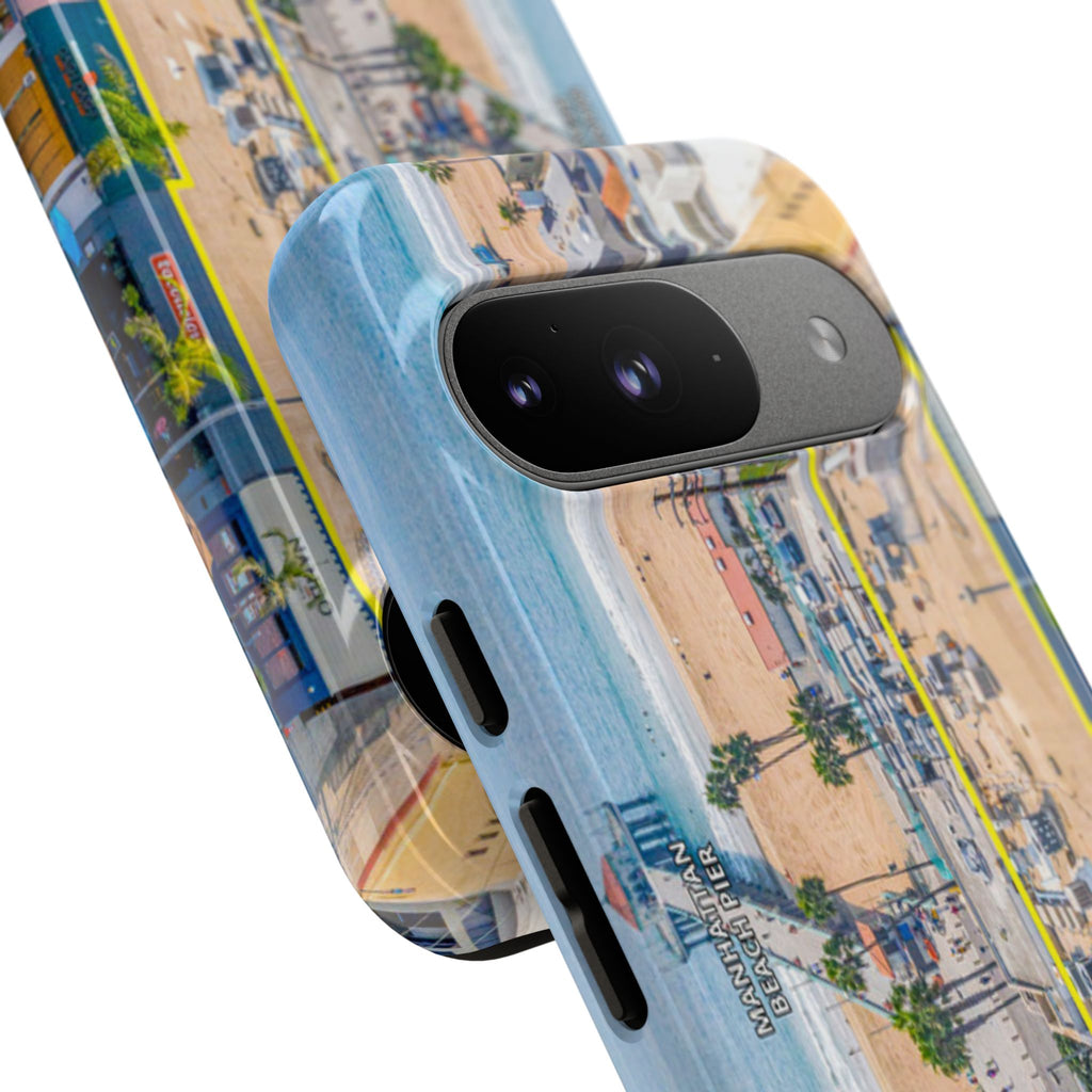 Phone Cases, Manhattan Beach California iPhone Samsung Google Tough Cases, Beach Lovers Gifts, Coastal Accessories, Ocean Phone Covers,