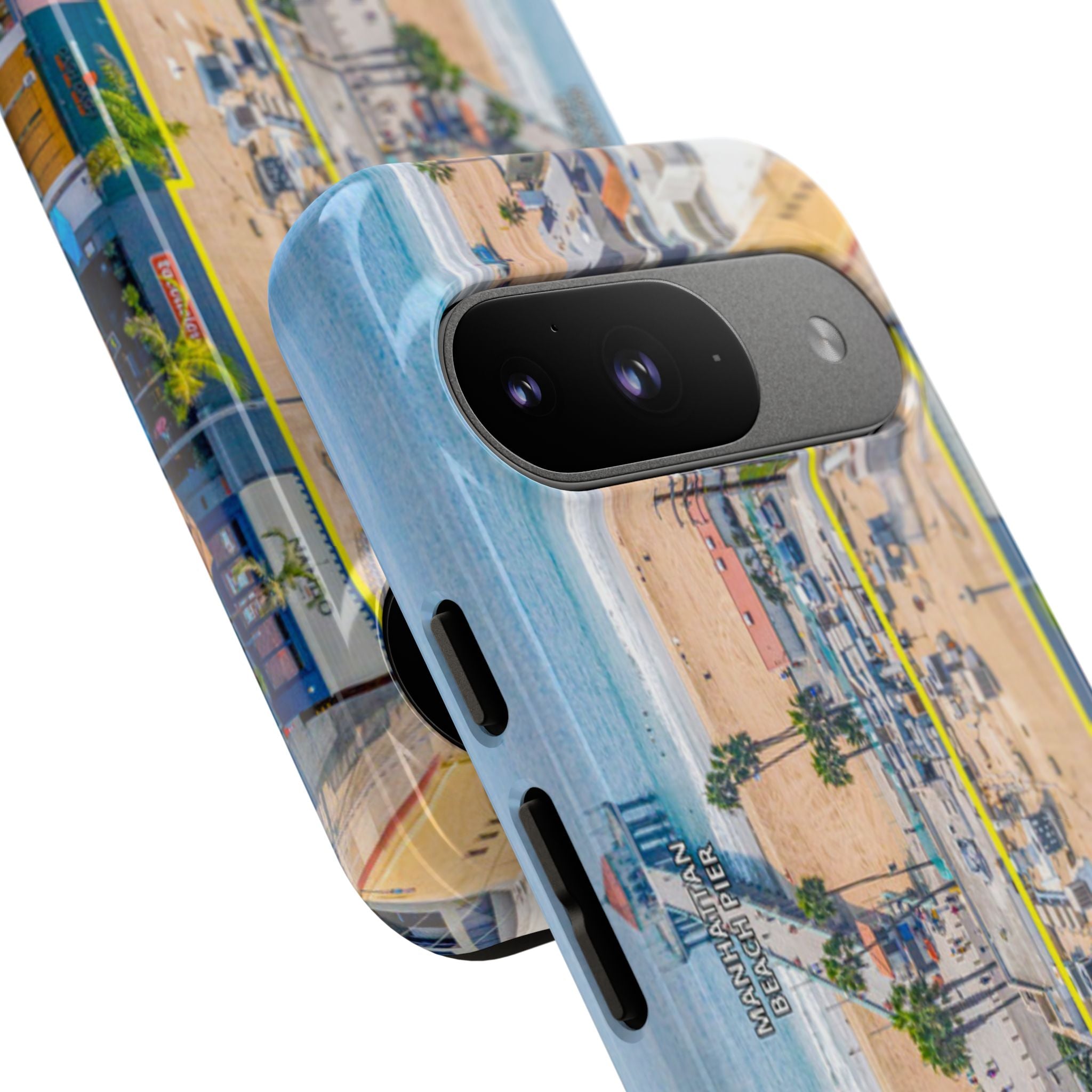 Phone Cases, Manhattan Beach California iPhone Samsung Google Tough Cases, Beach Lovers Gifts, Coastal Accessories, Ocean Phone Covers,