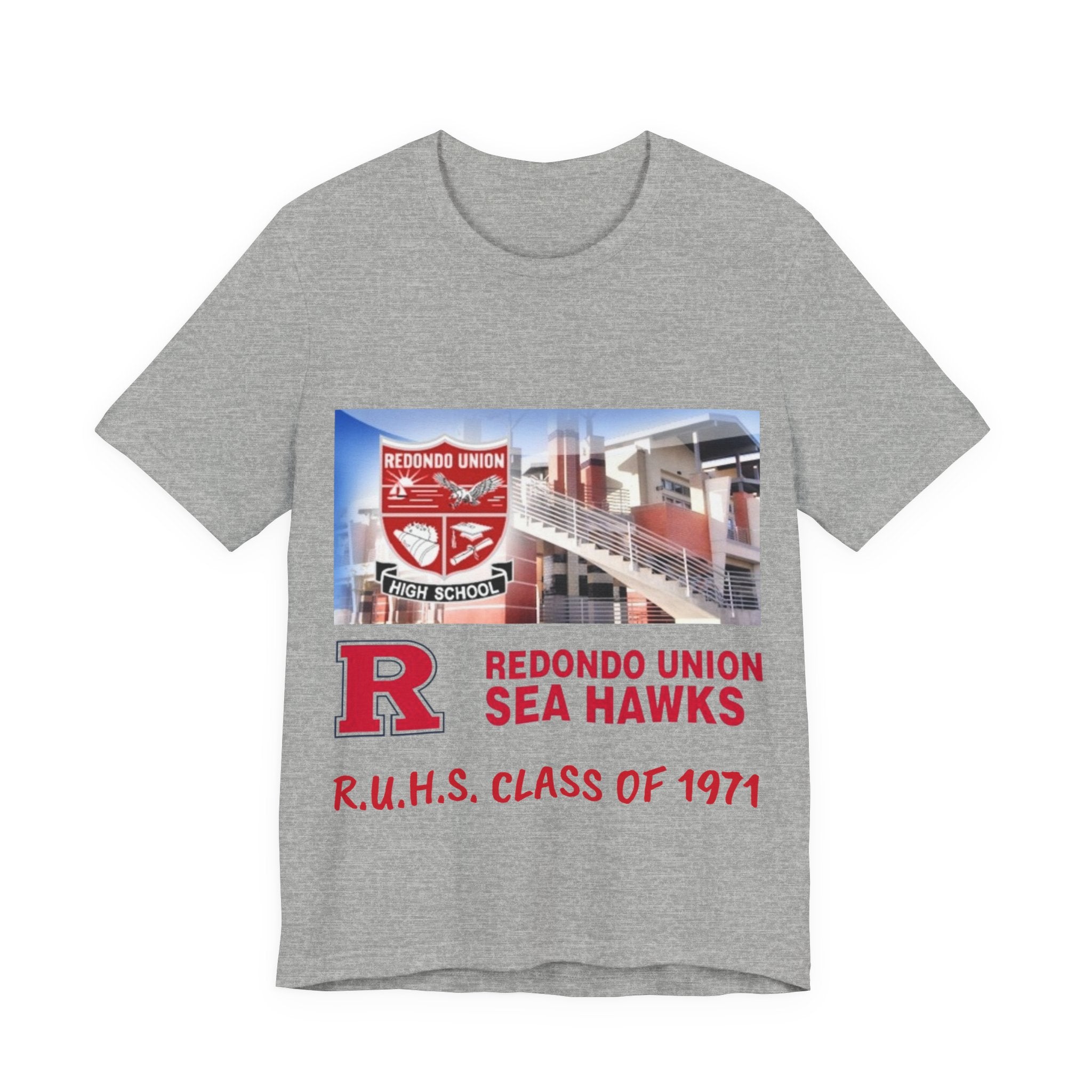 Redondo Union High School Class of 1971 - Unisex Jersey Short Sleeve Tee