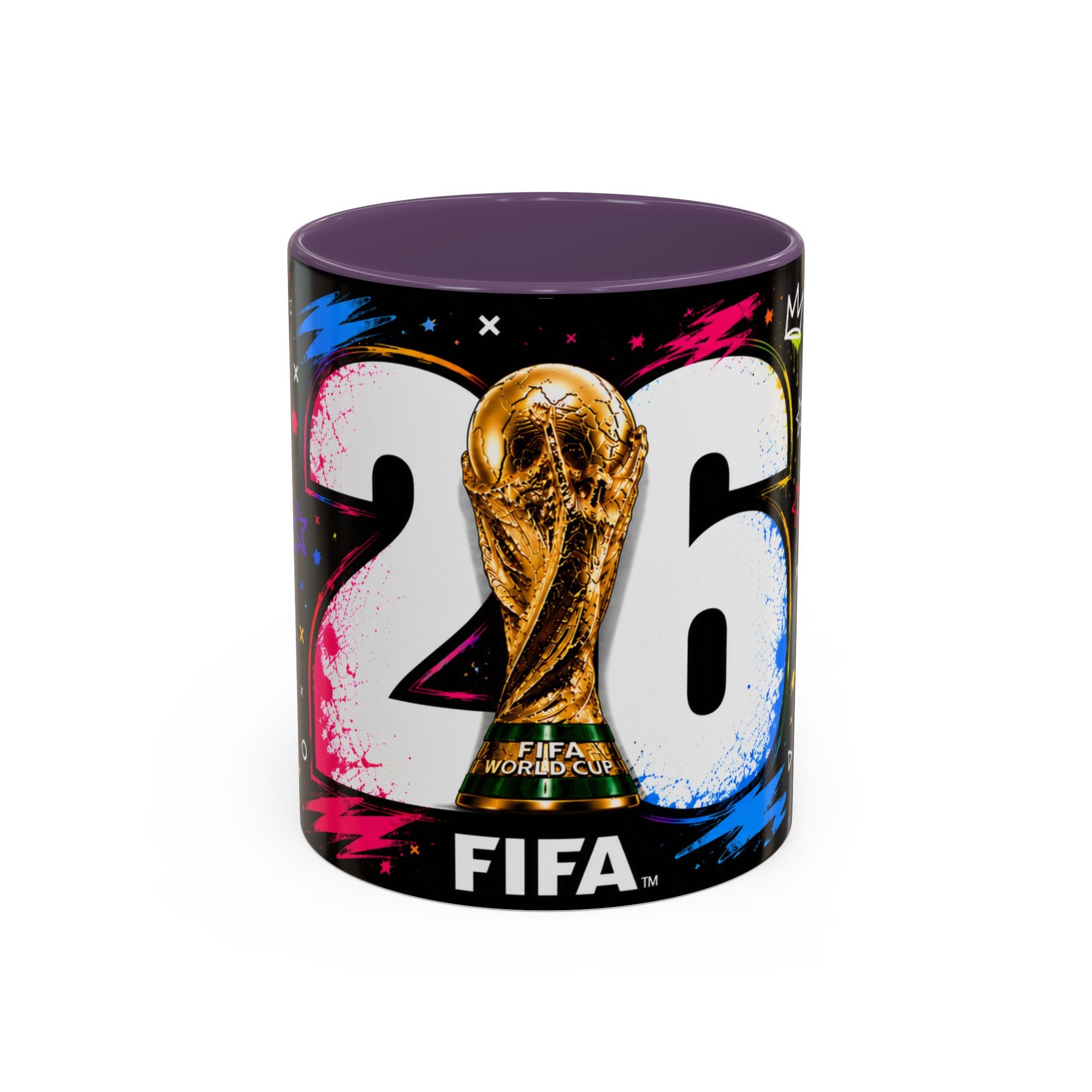 2026 FIFA World Cup Coffee Mug — Colorful Trophy Design (11/15oz)