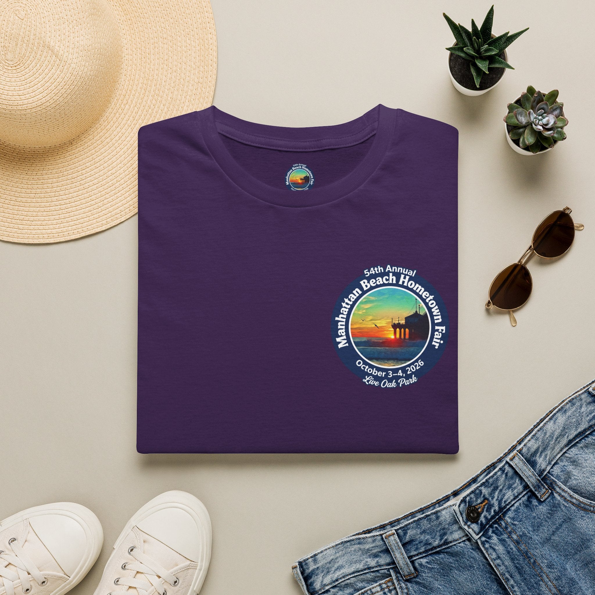 Manhattan Beach Hometown Fair Sunset T-Shirt 2026