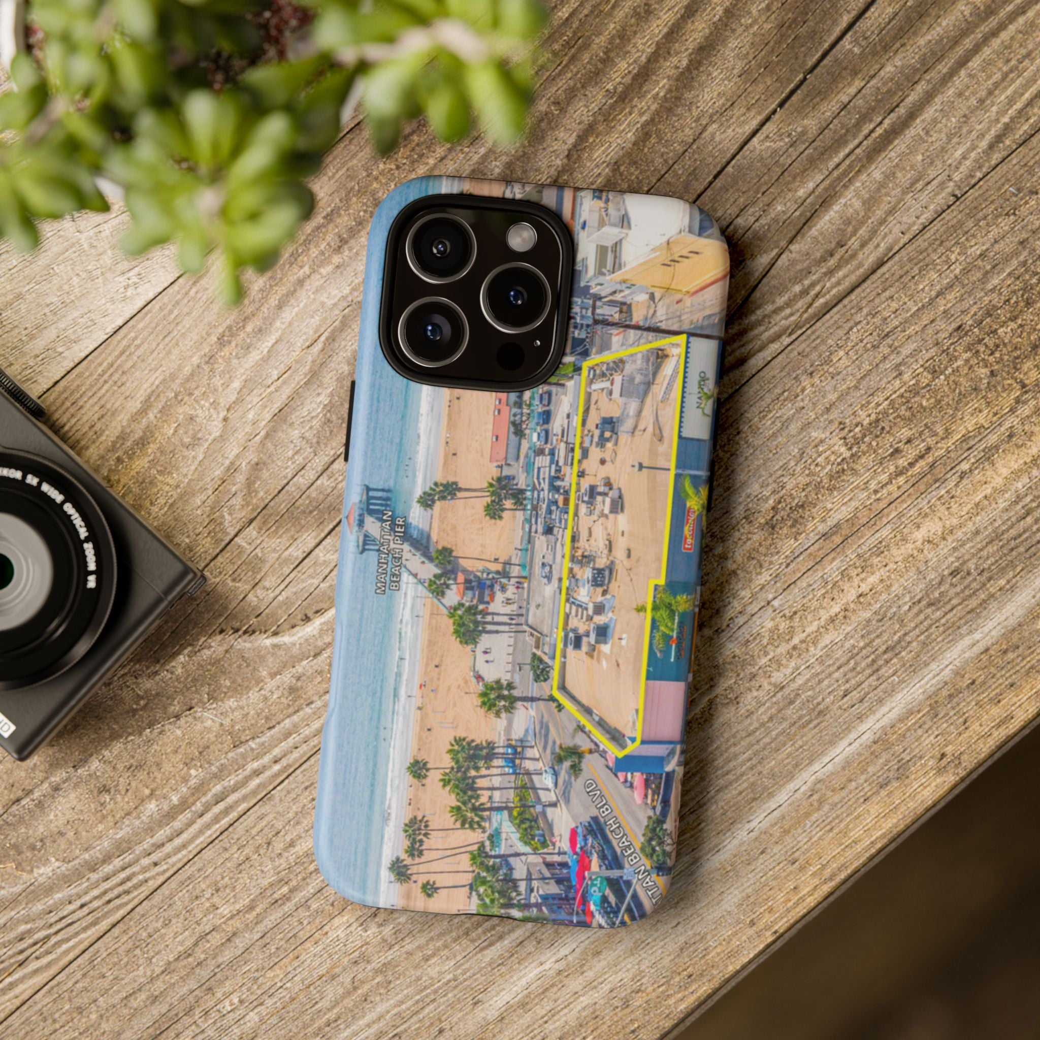 Phone Cases, Manhattan Beach California iPhone Samsung Google Tough Cases, Beach Lovers Gifts, Coastal Accessories, Ocean Phone Covers,