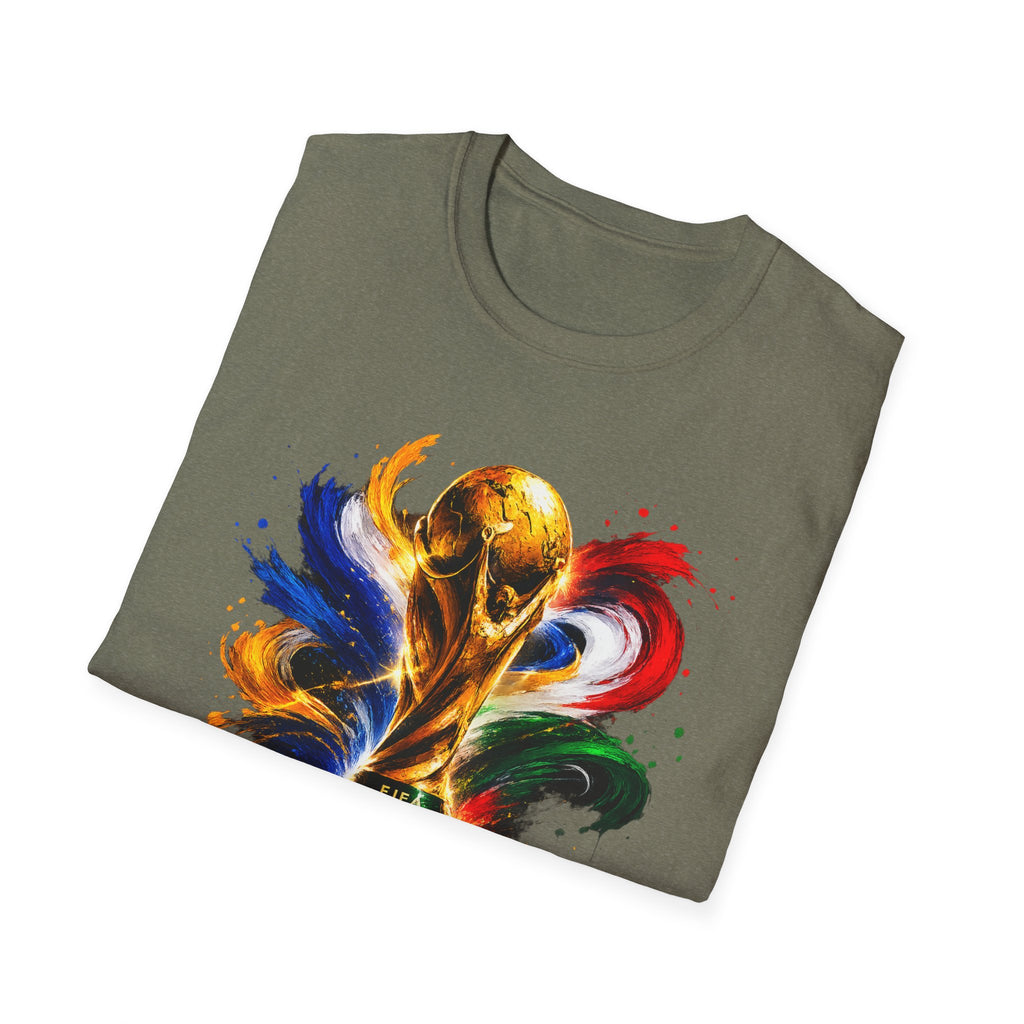 World Cup 2026 T-Shirt — Colorful FIFA Trophy Graphic