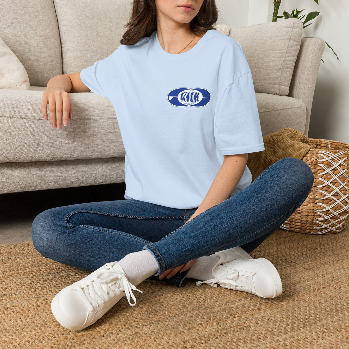 Rick Surfboards Unisex Softstyle T-Shirt Old School Hermosa Beach