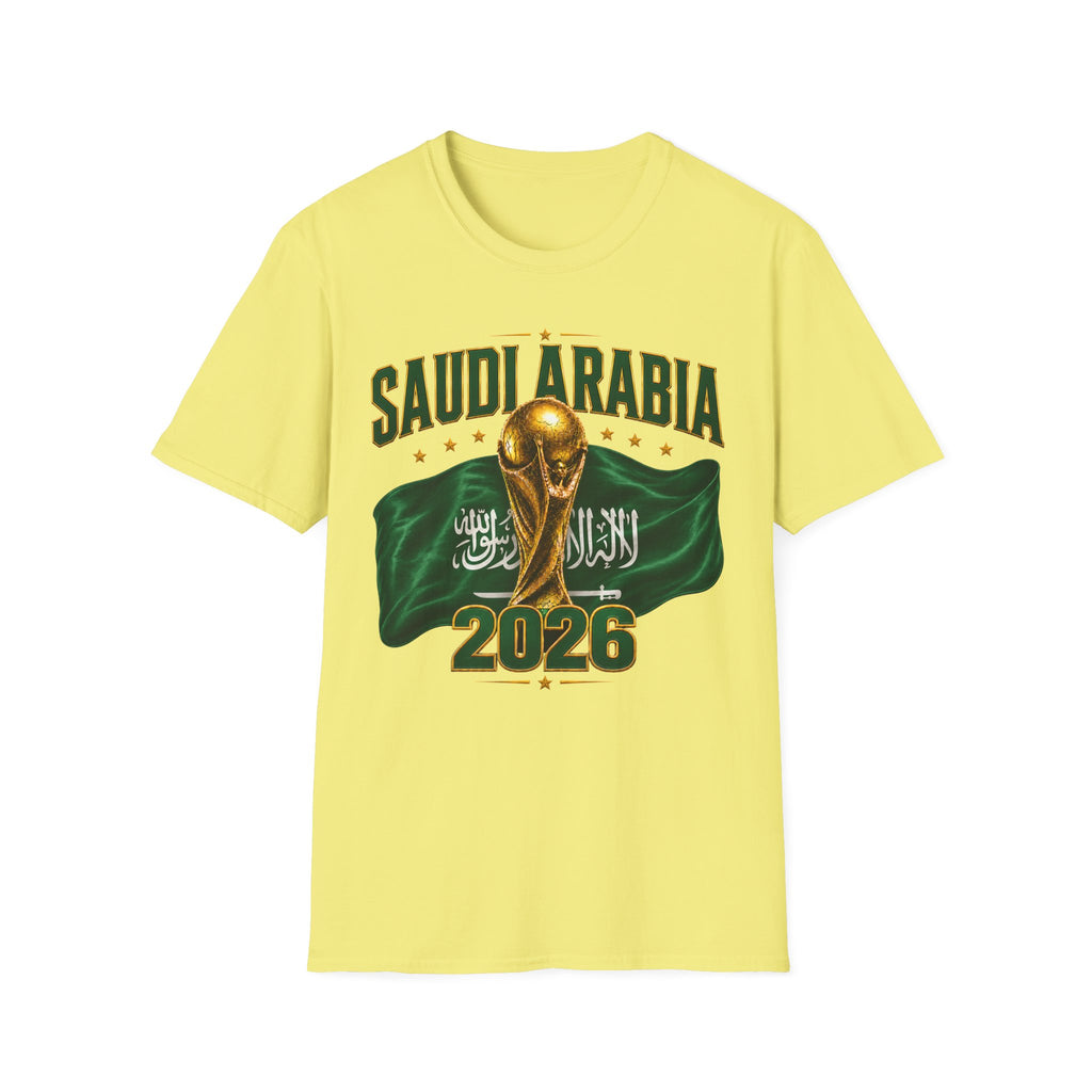 Saudi Arabia 2026 World Cup T-Shirt – Soccer Champion Trophy Design