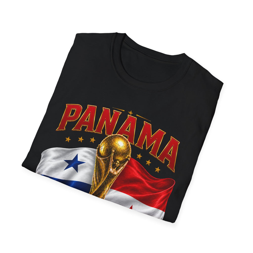 Panama 2026 World Cup T-Shirt — Panama Flag & Trophy Soccer Tee