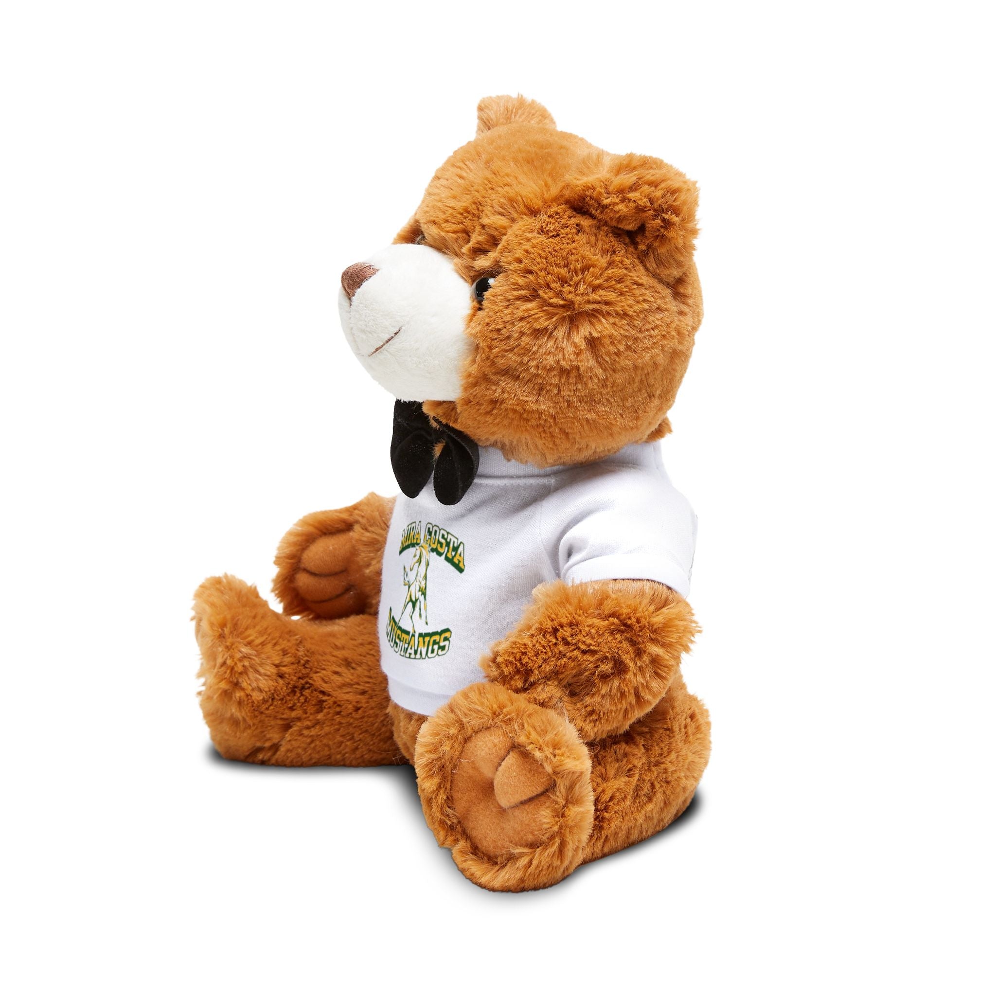 Mira Costa High School Mustangs Logo Teddy Bear with T-Shirt | Plush Animal, School Mascot