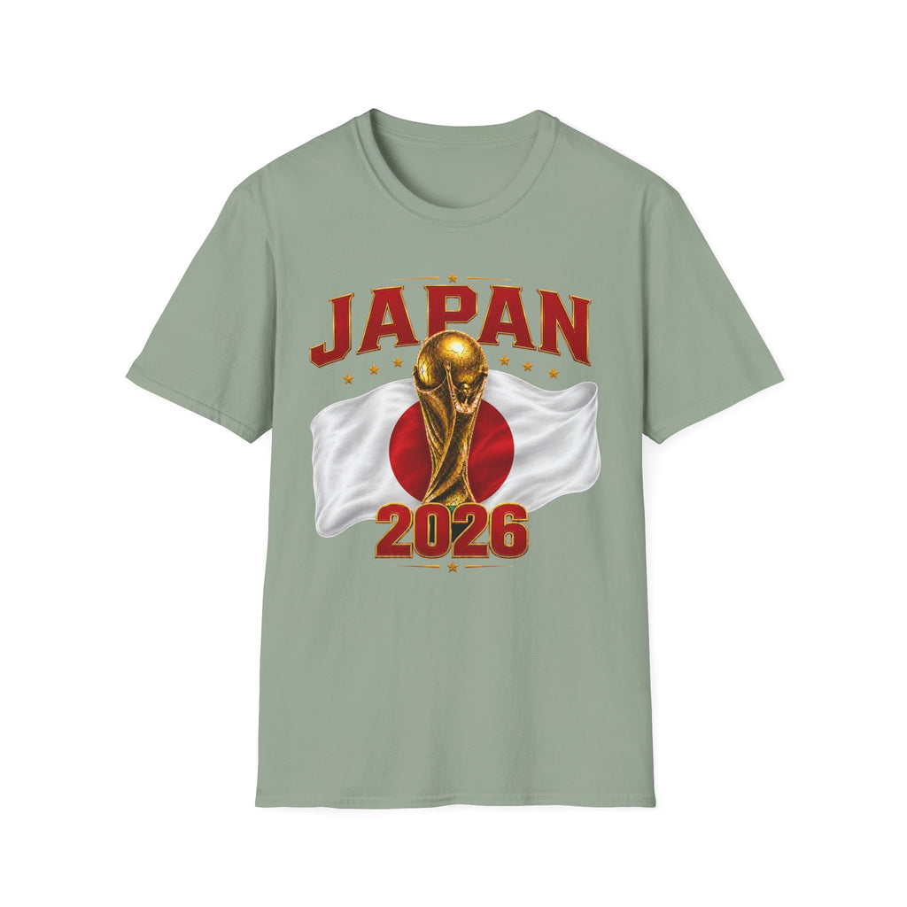 Japan 2026 World Cup T-Shirt — Golden Trophy Soccer Fan Tee