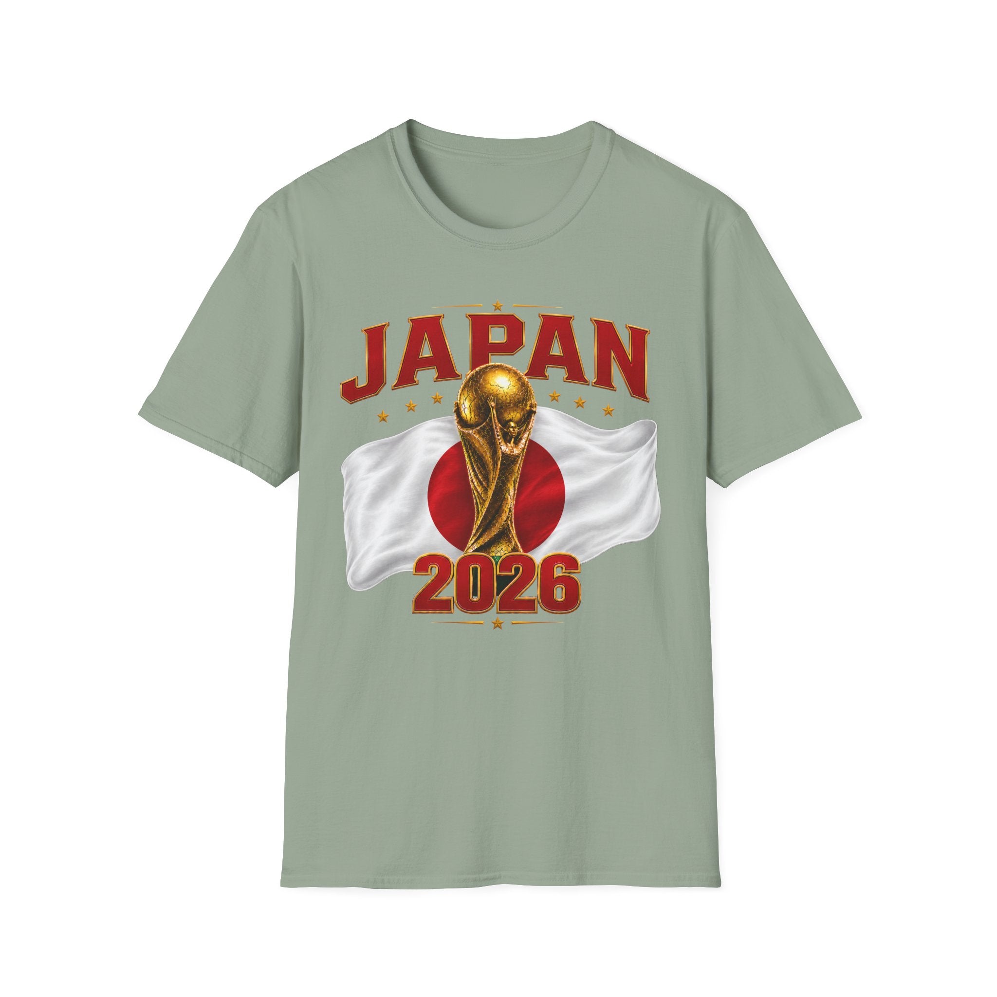 Japan 2026 World Cup T-Shirt — Golden Trophy Soccer Fan Tee