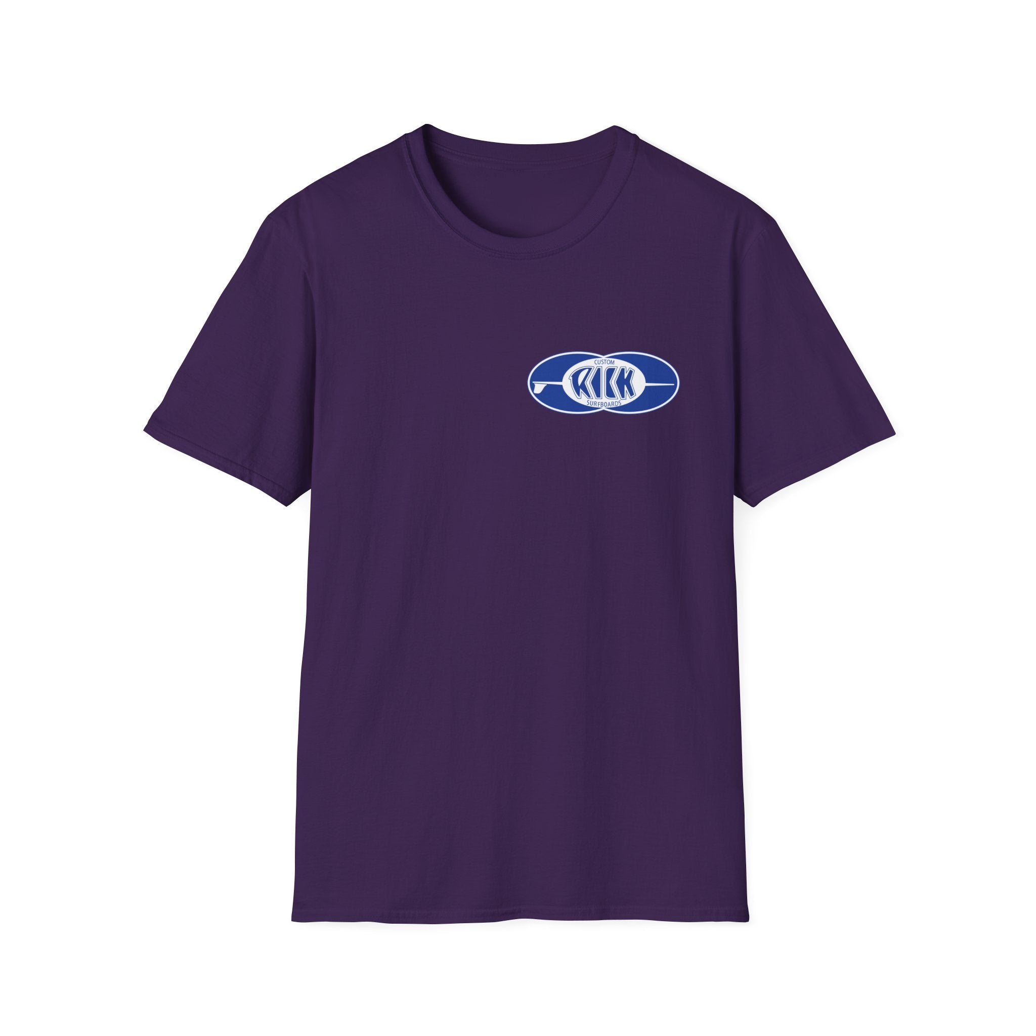 Rick Surfboards Unisex Softstyle T-Shirt Old School Hermosa Beach