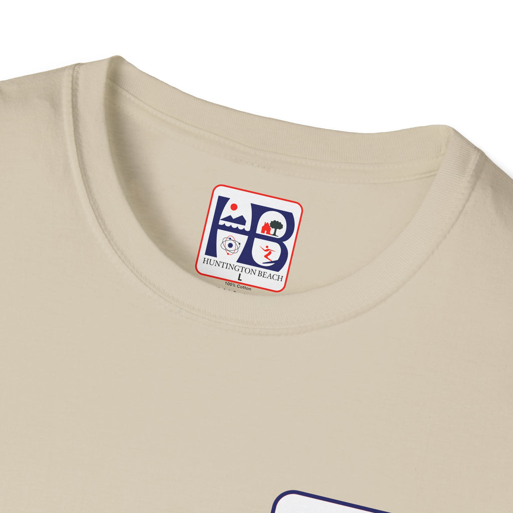 Huntington Beach Retro Logo T-Shirt — HB Surf & Sunset Tee (printed 3 side)