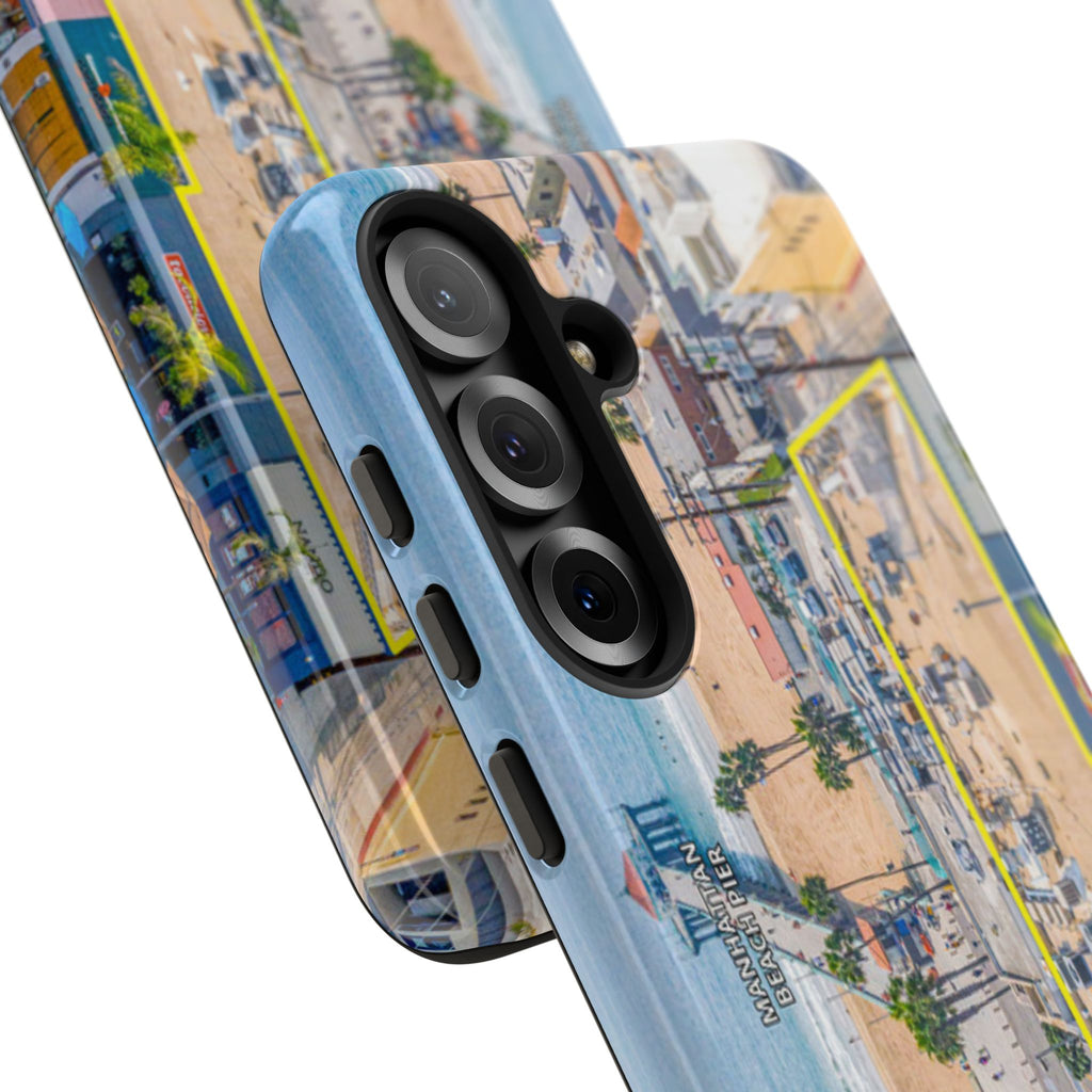 Phone Cases, Manhattan Beach California iPhone Samsung Google Tough Cases, Beach Lovers Gifts, Coastal Accessories, Ocean Phone Covers,