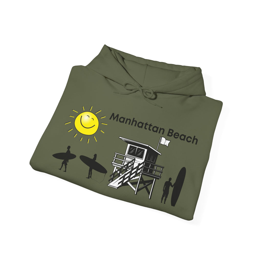 Manhattan Beach California Unisex Heavy Blend™ Hooded Sweatshirt