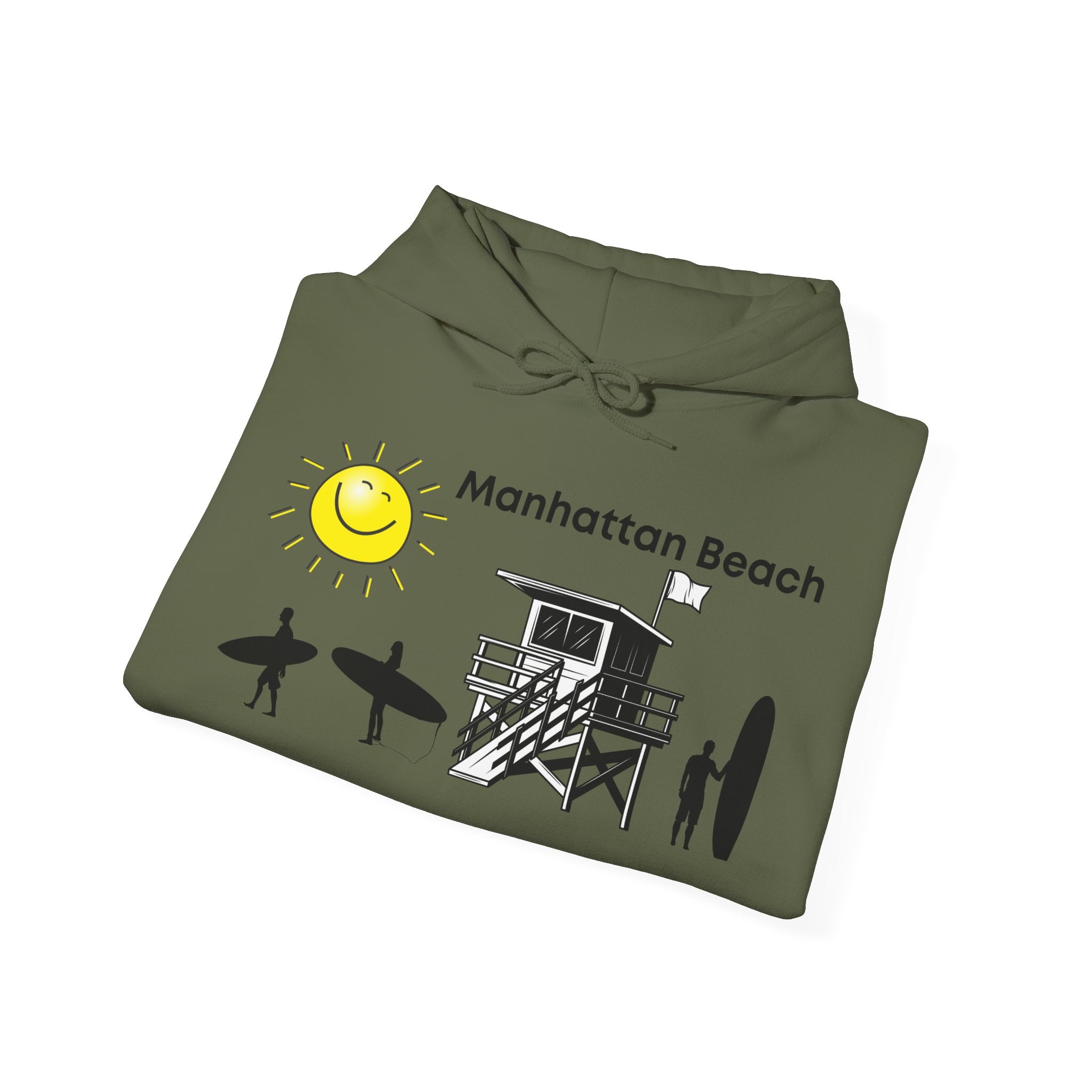 Manhattan Beach California Unisex Heavy Blend™ Hooded Sweatshirt