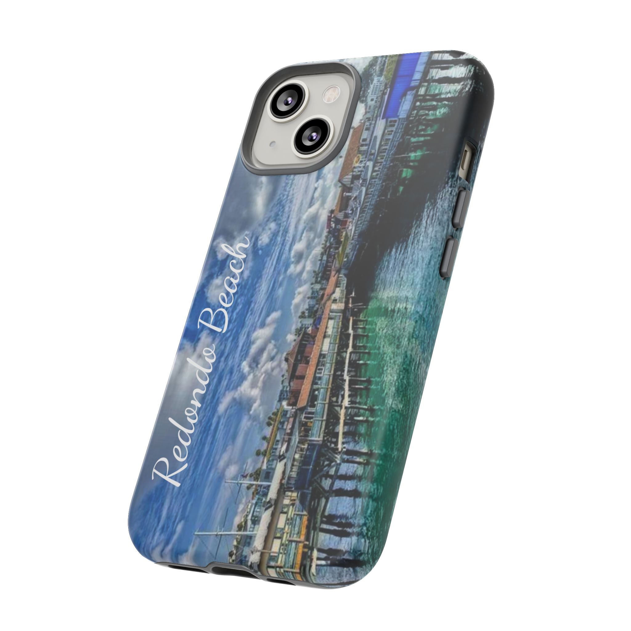 Phone Cases, Redondo Beach California King Harbor Design, Protective Covers, iPhone Accessories, Samsung Accessories, Gift for Travelers