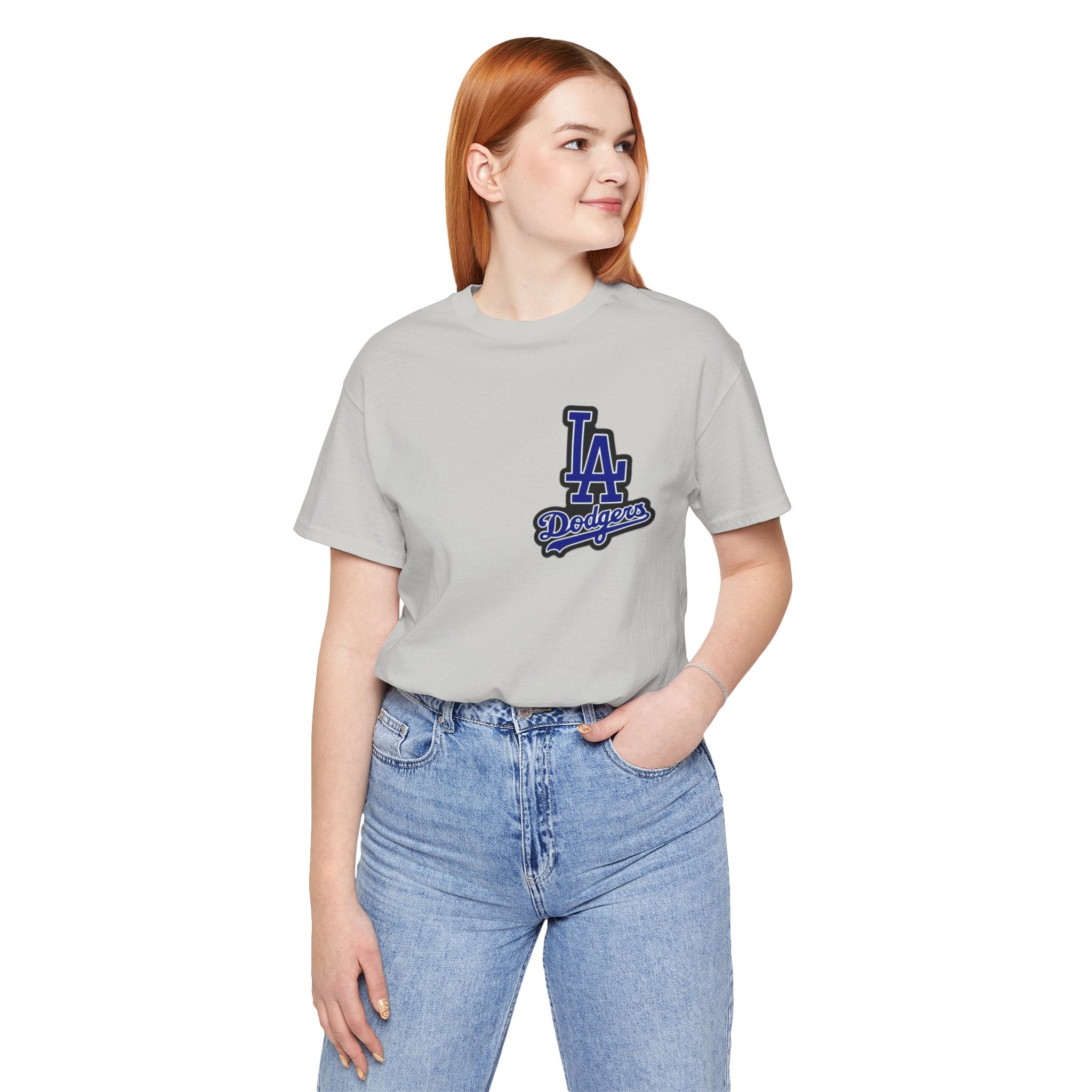 Los Angeles (Front and Back Printing) Mens Womans Jersey Short Sleeve Tee