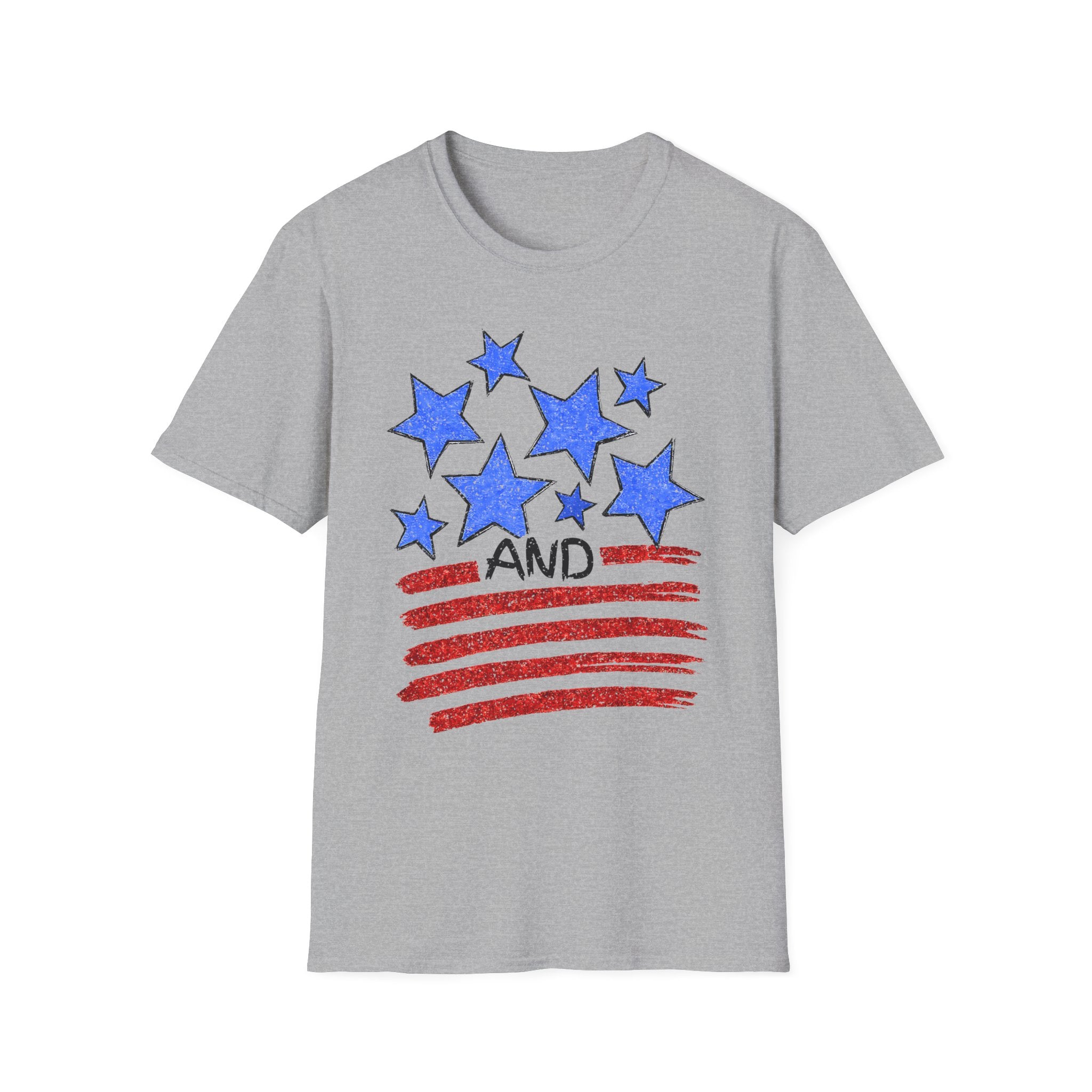 Stars and Stripes T-Shirt — Flag Graphic Patriotic Tee