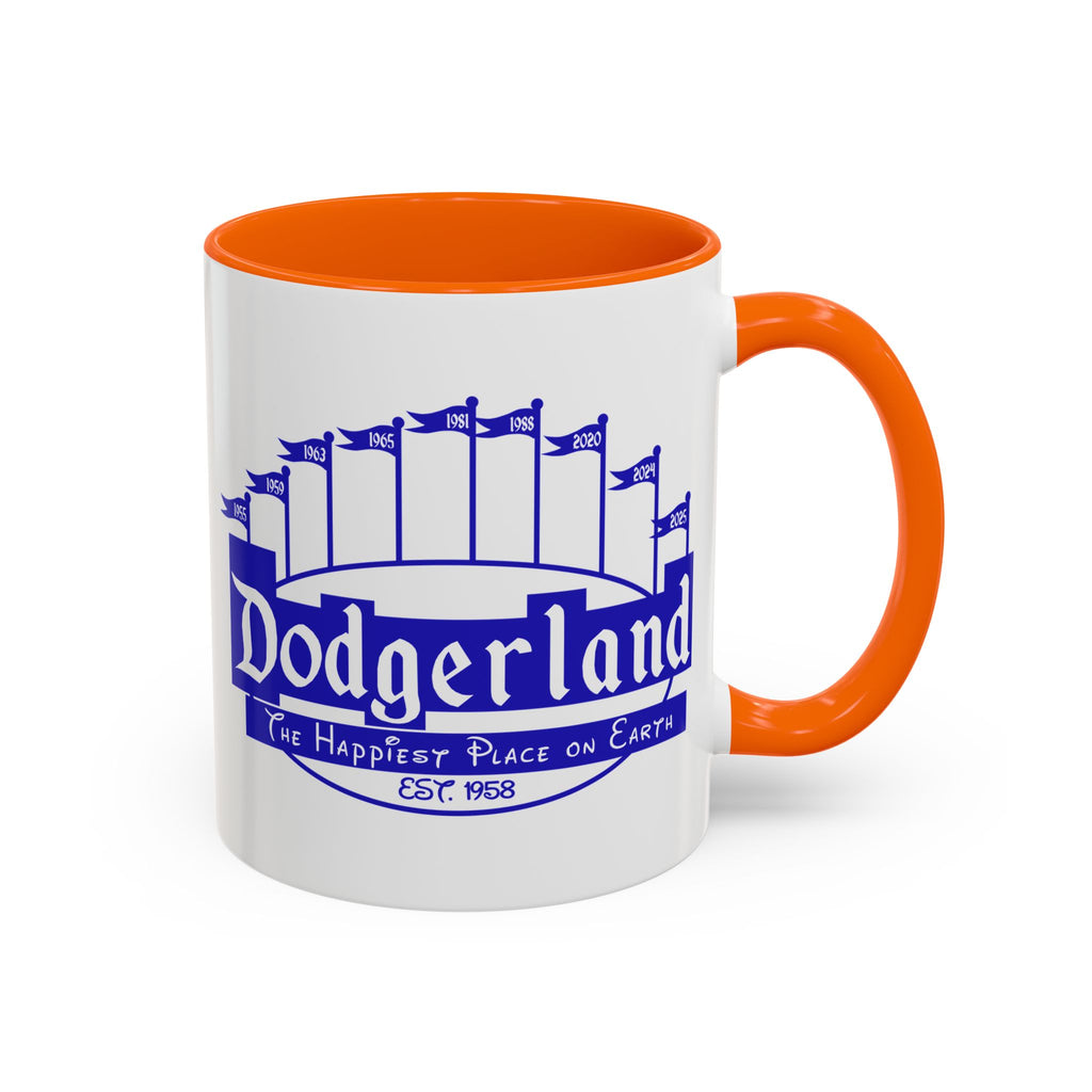 DodgerLAnd Logo Mug | Accent Coffee Mug 11oz or 15oz