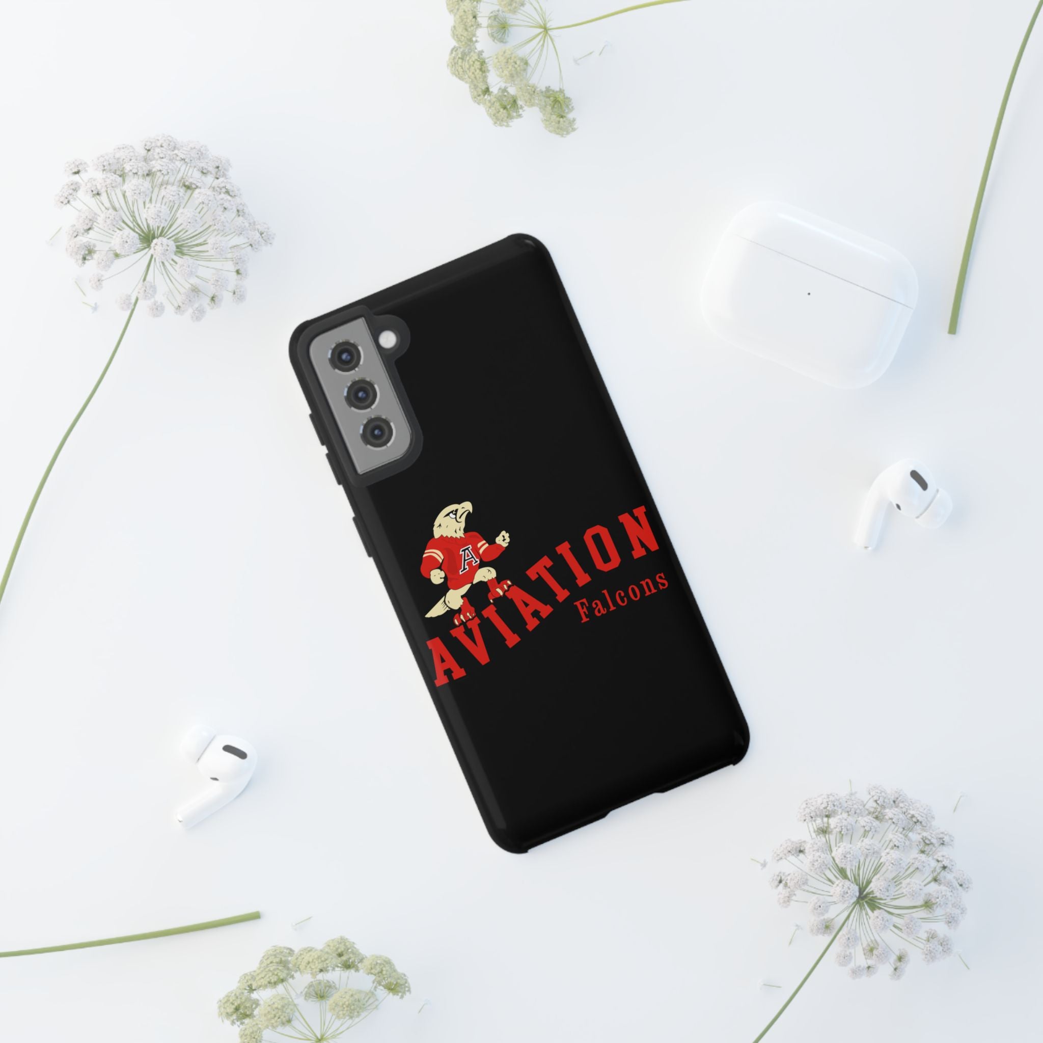 Aviation High School - Redondo Beach Tough Phone Cases "Gone But Not Forgotten"