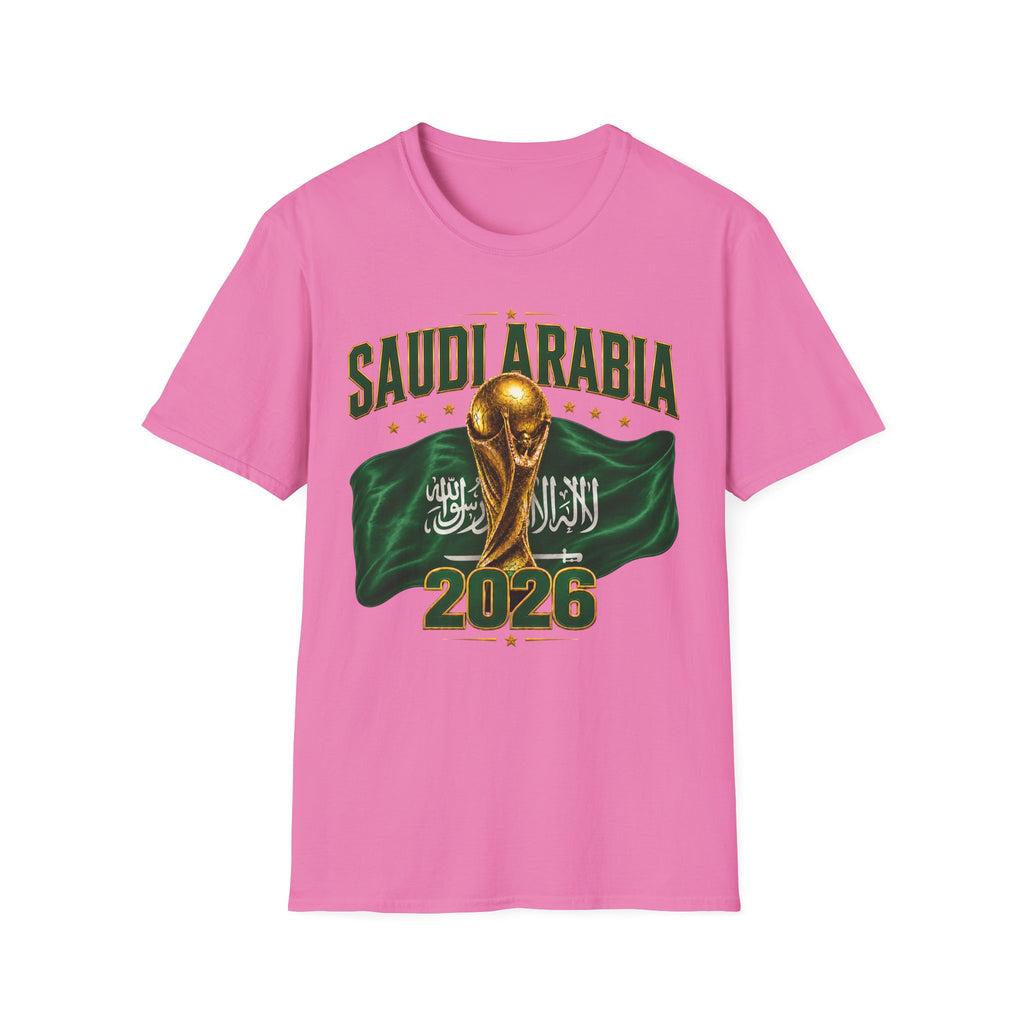 Saudi Arabia 2026 World Cup T-Shirt – Soccer Champion Trophy Design