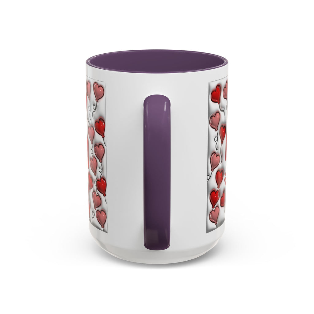 Best Mom Ever Valentines Day Hearts Accent Coffee Mug (11, 15oz)