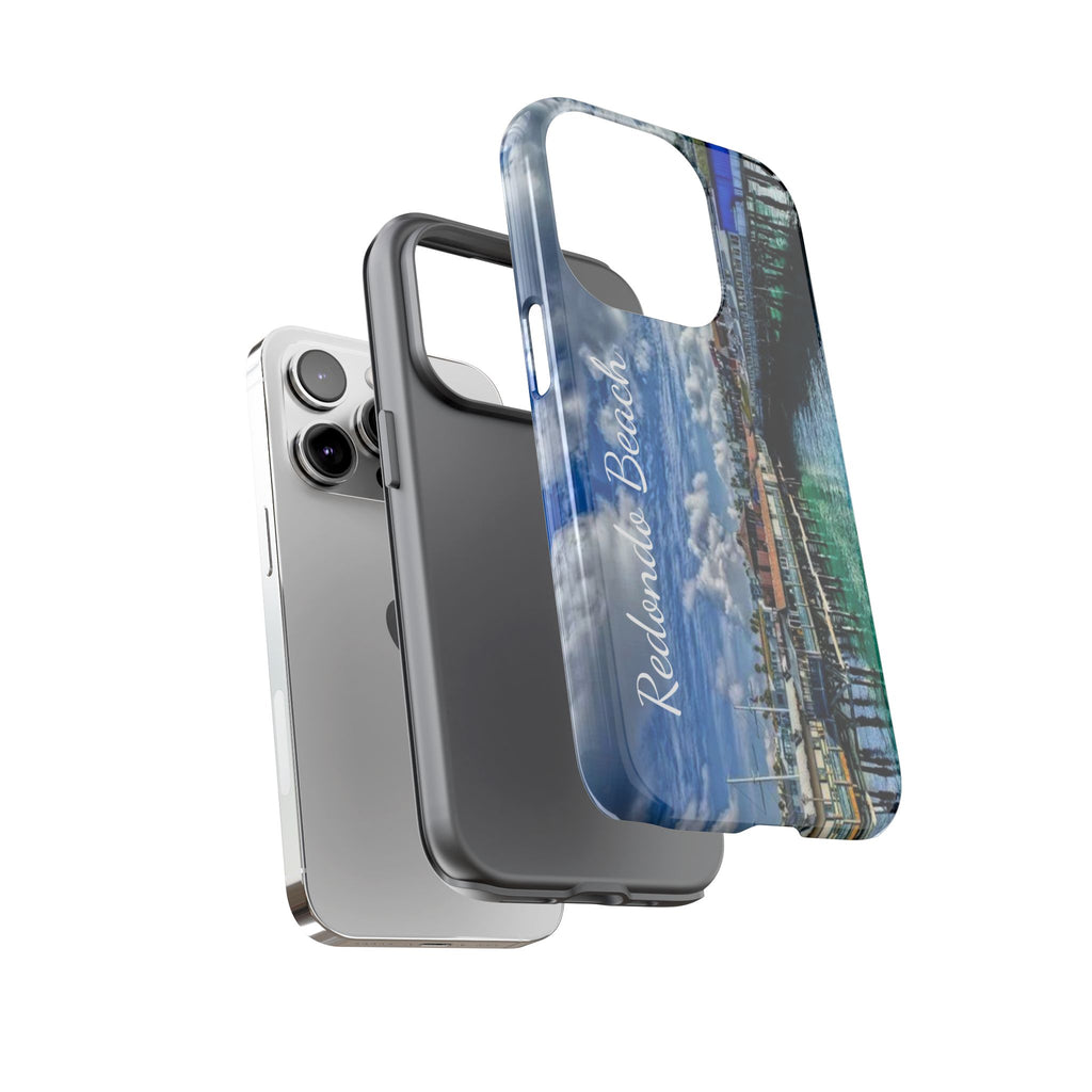 Phone Cases, Redondo Beach California King Harbor Design, Protective Covers, iPhone Accessories, Samsung Accessories, Gift for Travelers