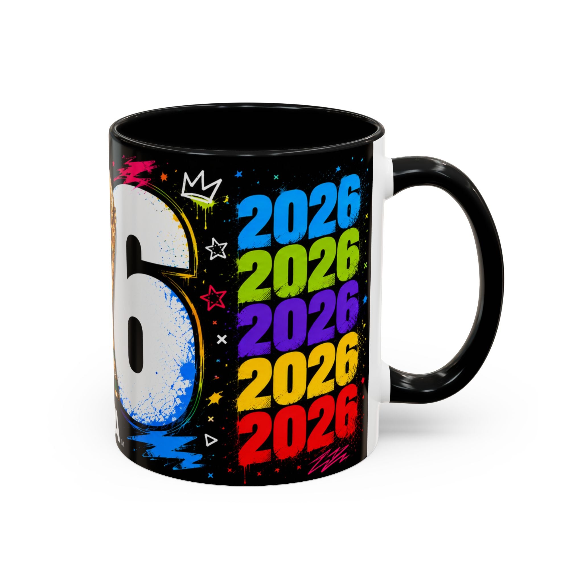 2026 FIFA World Cup Coffee Mug — Colorful Trophy Design (11/15oz)