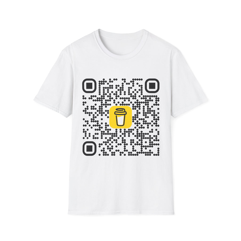 QR Code Coffee Tee — Scan-to-Order Coffee Shop T-Shirt
