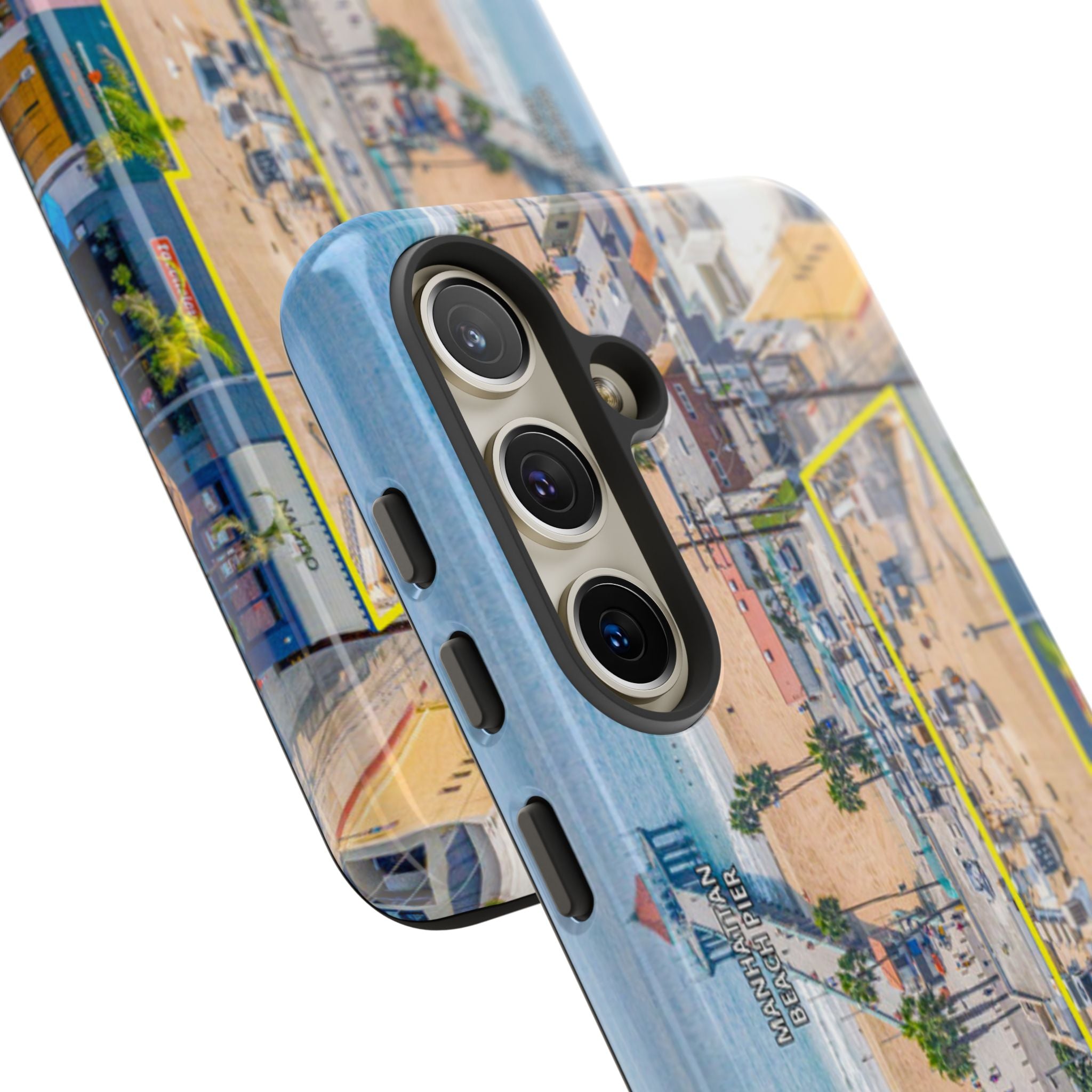 Phone Cases, Manhattan Beach California iPhone Samsung Google Tough Cases, Beach Lovers Gifts, Coastal Accessories, Ocean Phone Covers,