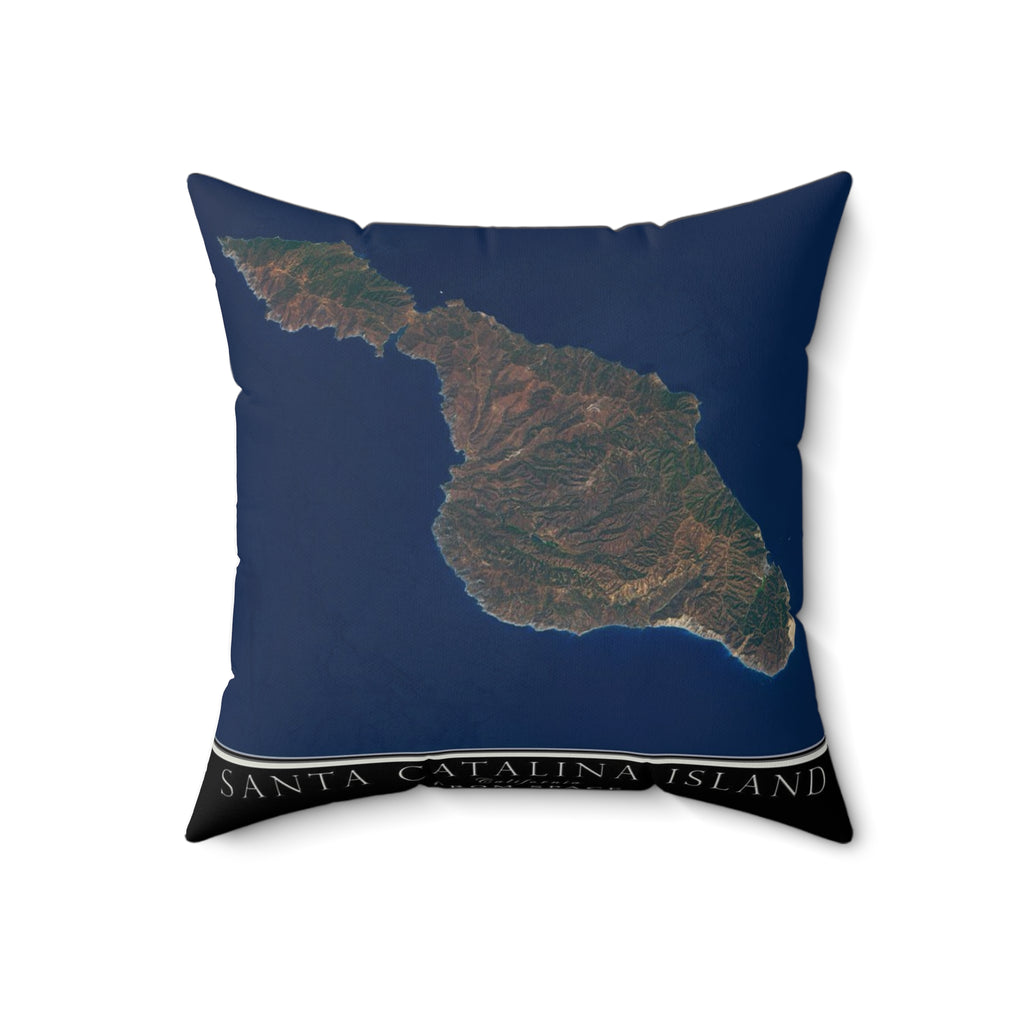 Santa Catalina Island California 90704 #2 Spun Polyester Square Pillow