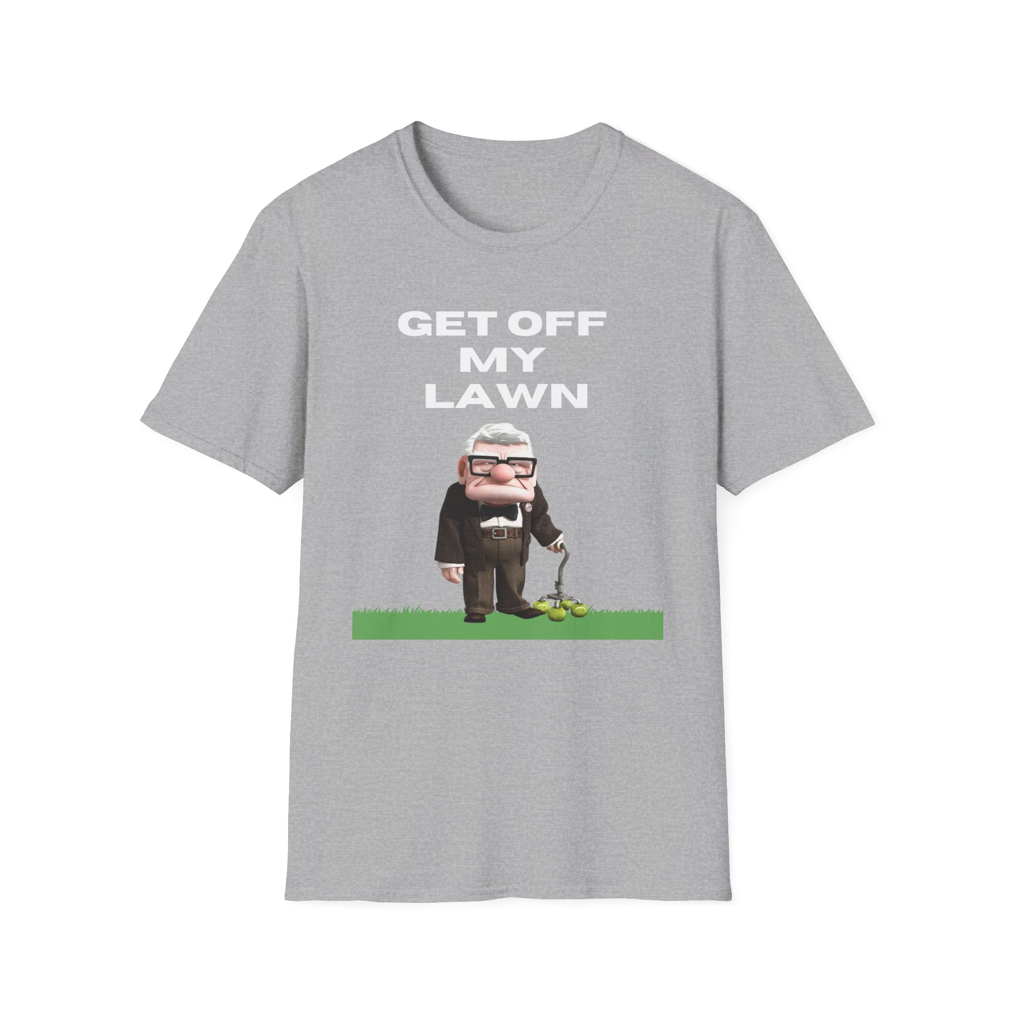GET OFF My Lawn mens womans Softstyle T-Shirt