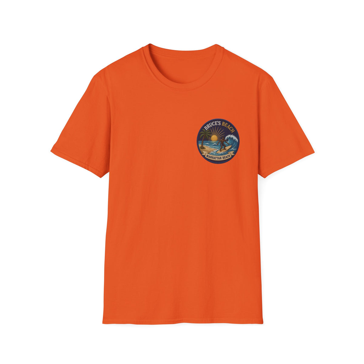 Bruce's Beach Manhattan Beach Surf Patch T-Shirt