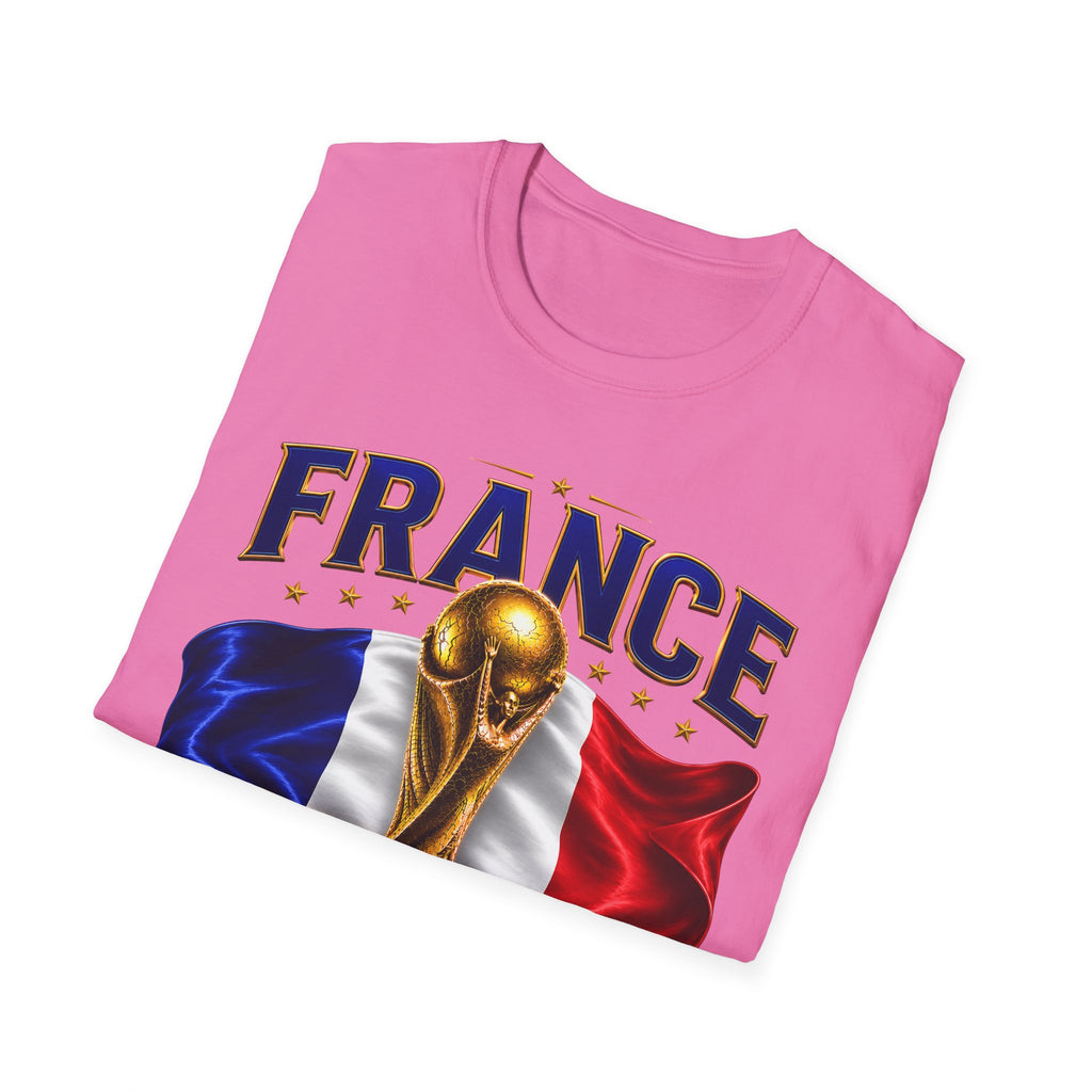 France World Cup 2026 T-Shirt — French Flag & Trophy Soccer Tee