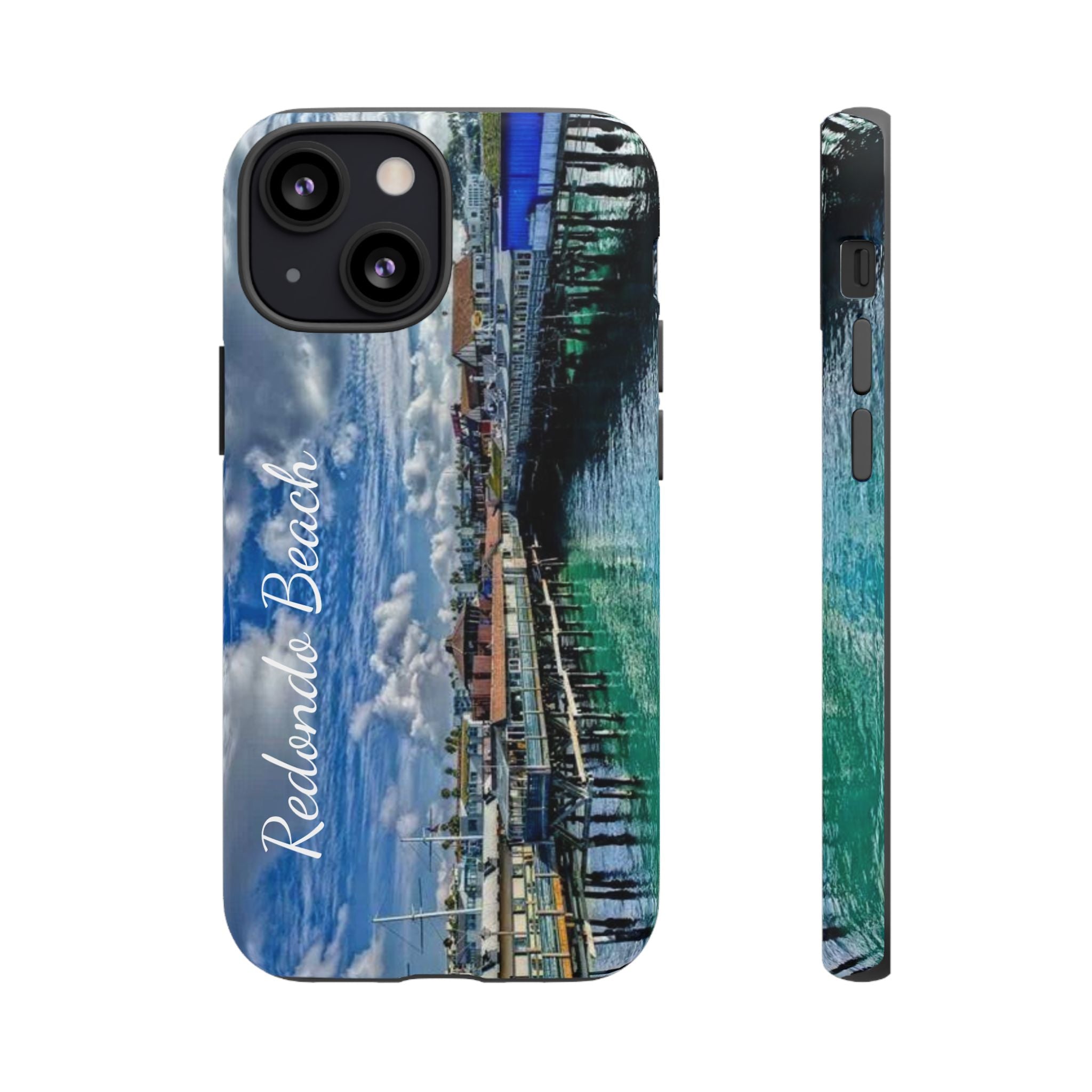 Phone Cases, Redondo Beach California King Harbor Design, Protective Covers, iPhone Accessories, Samsung Accessories, Gift for Travelers