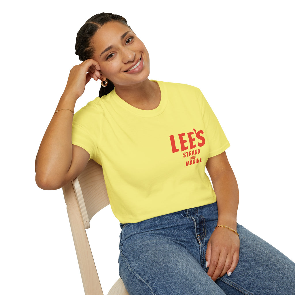 Greasy Lee's  Strand and Marine Old School T-Shirt | Manhattan Beach vintage surfer logo
