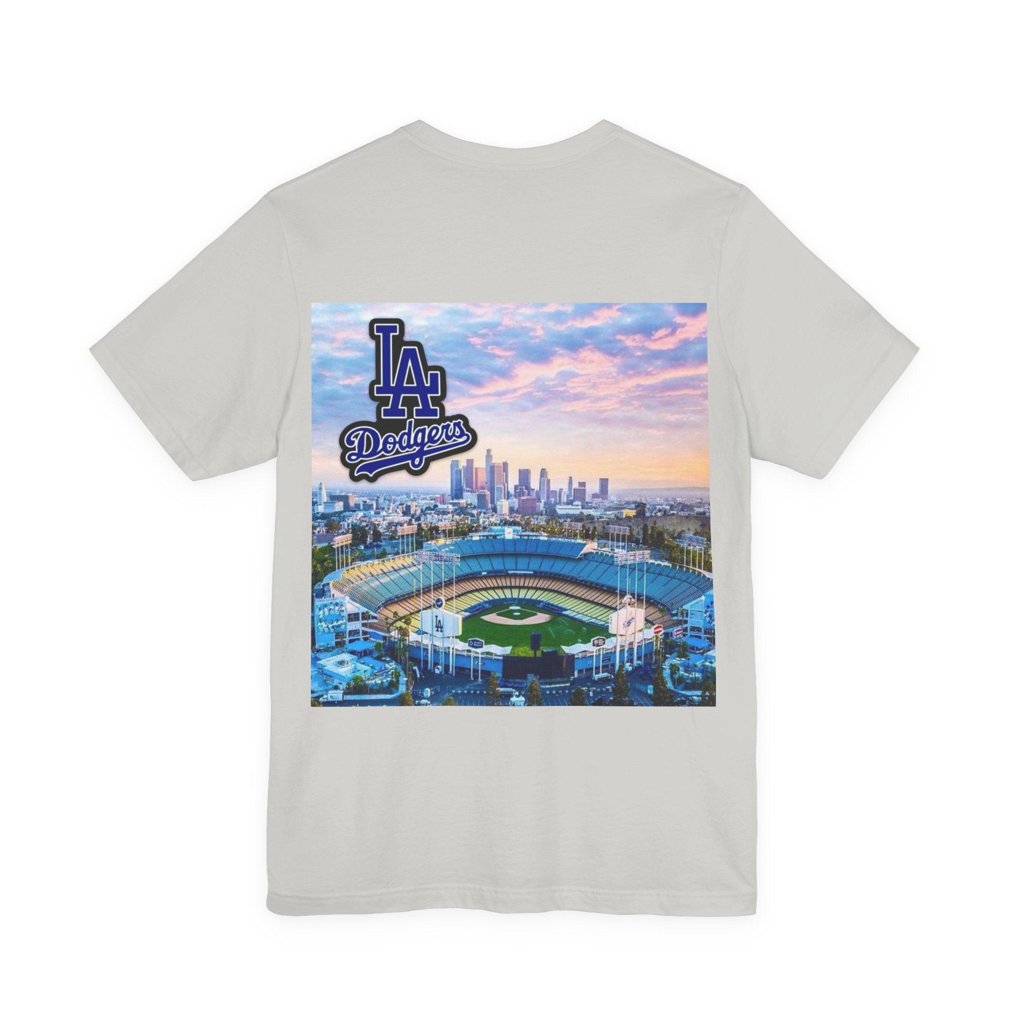 Los Angeles (Front and Back Printing) Unisex Jersey Short Sleeve Tee