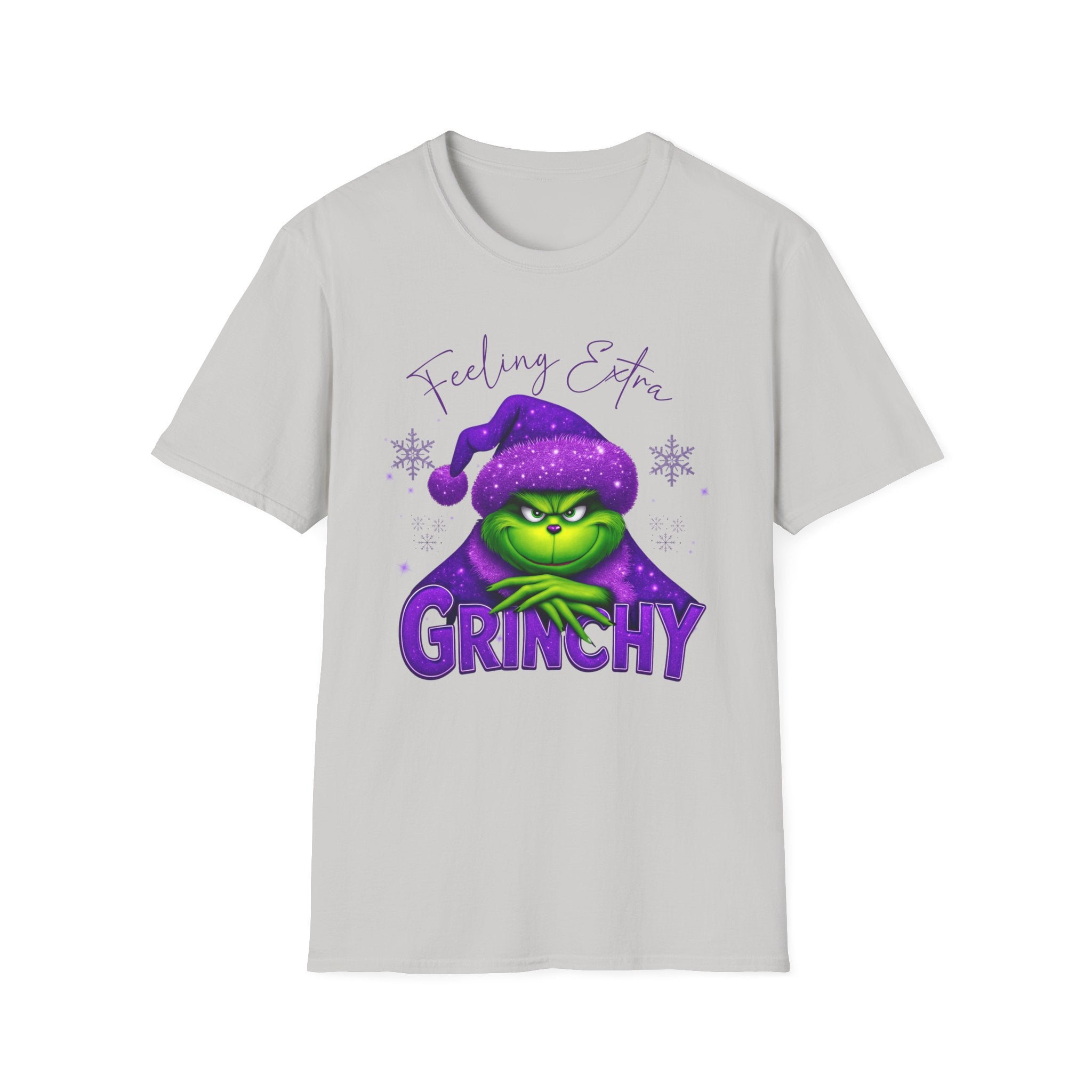Feeling Extra Grinchy T-Shirt | Grinch Face Holiday Tee