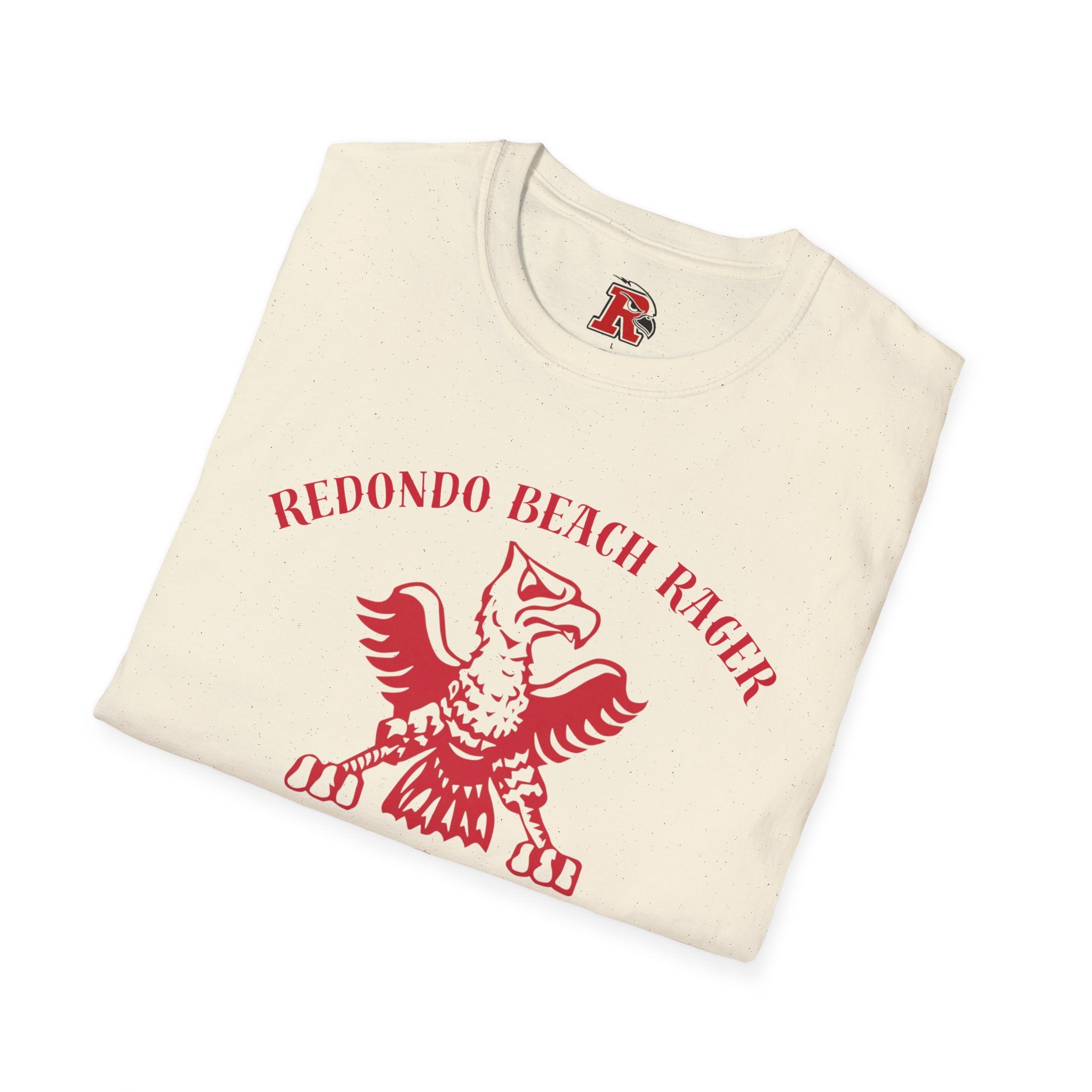 Redondo Beach Rager T-Shirt — Vintage School Spirit Graphic Tee - First Annual All Class Reunion 7-25-26 at Seaside Lagoon Redondo Beach