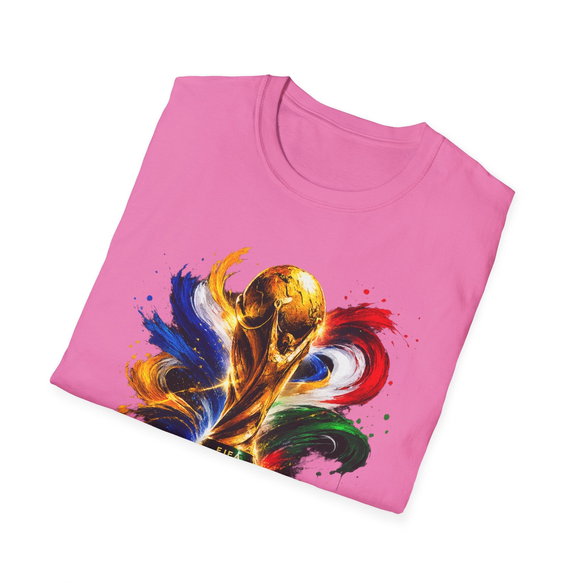 World Cup 2026 T-Shirt — Colorful FIFA Trophy Graphic