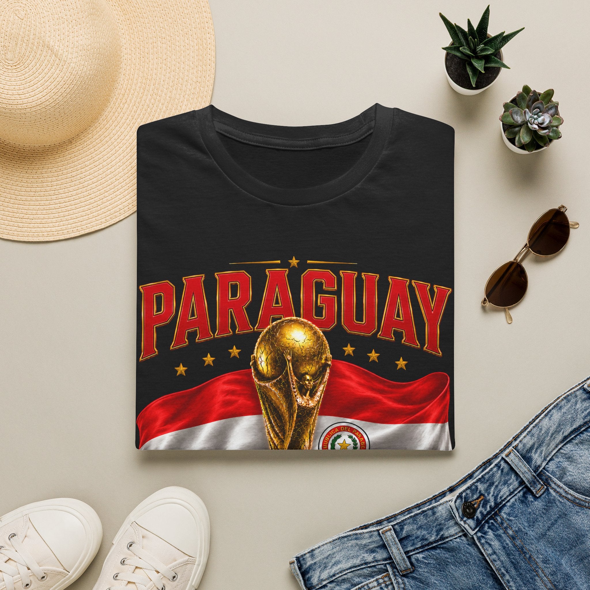 Paraguay 2026 World Cup T-Shirt — Fans Soccer Jersey Tee