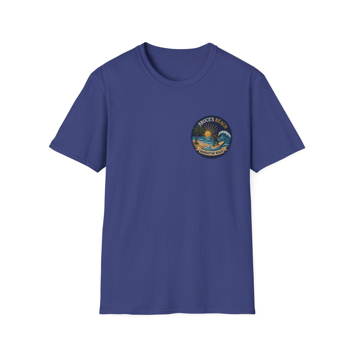 Bruce's Beach Manhattan Beach Surf Patch T-Shirt