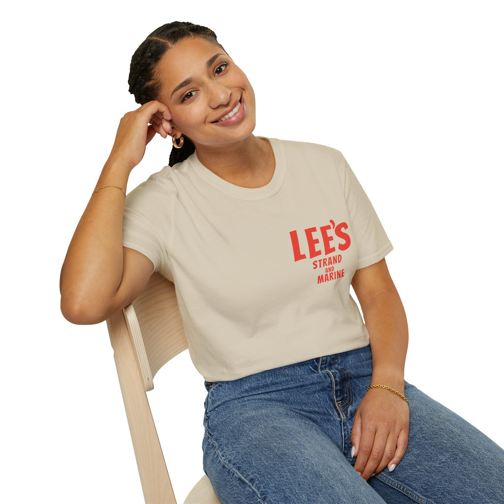 Greasy Lee's  Strand and Marine Old School T-Shirt | Manhattan Beach vintage surfer logo
