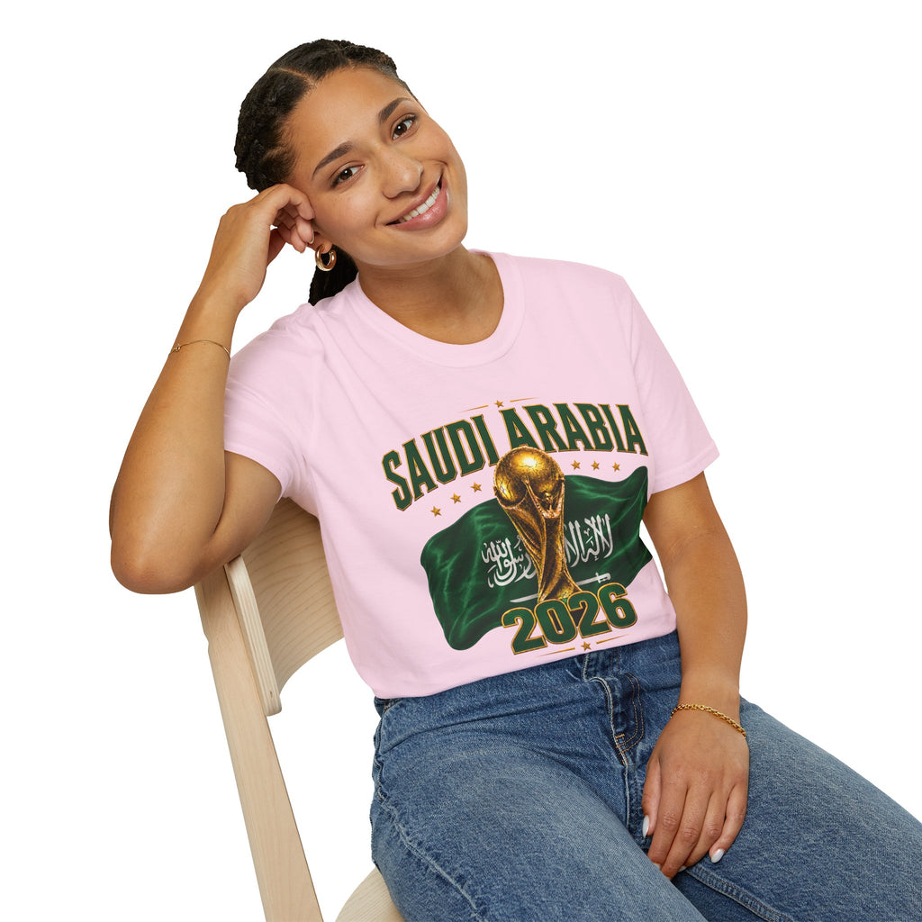 Saudi Arabia 2026 World Cup T-Shirt – Soccer Champion Trophy Design
