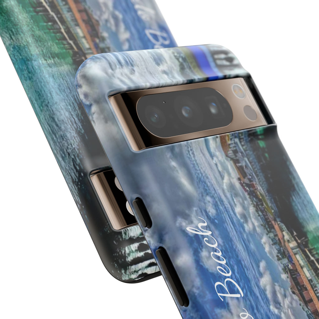 Phone Cases, Redondo Beach California King Harbor Design, Protective Covers, iPhone Accessories, Samsung Accessories, Gift for Travelers