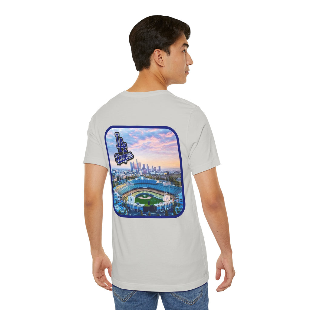 Los Angeles (Front and Back Printing) Mens Womans Jersey Short Sleeve Tee