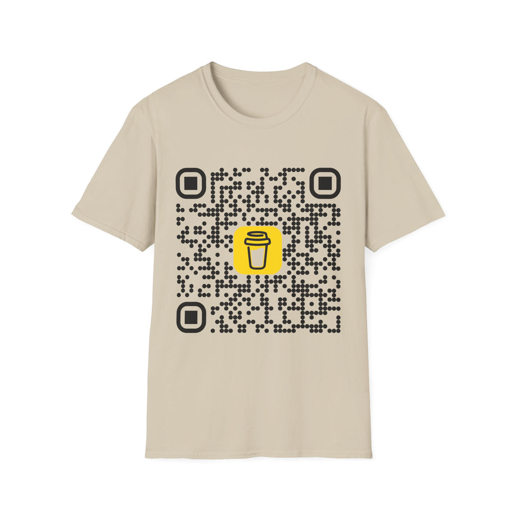 QR Code Coffee Tee — Scan-to-Order Coffee Shop T-Shirt