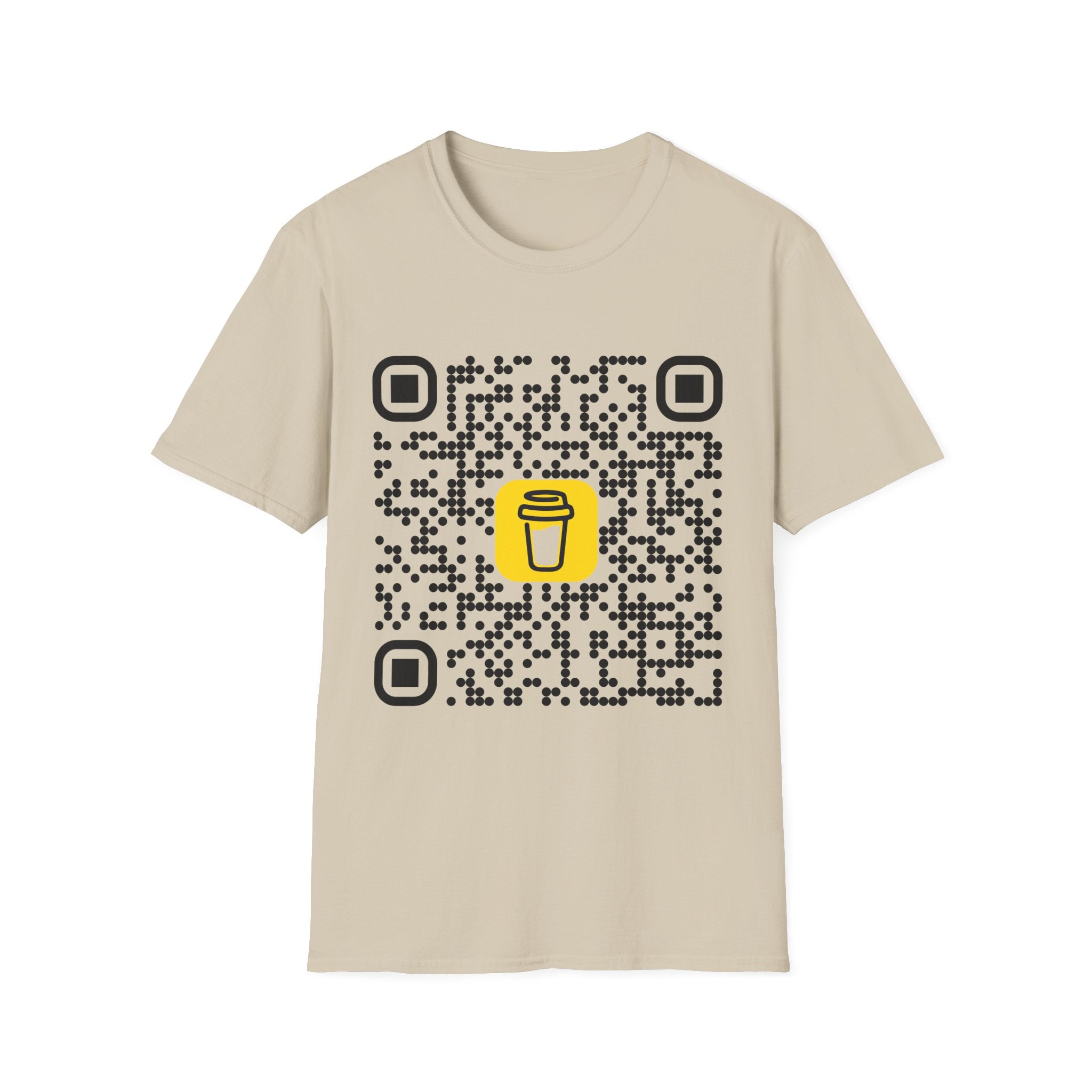 QR Code Coffee Tee — Scan-to-Order Coffee Shop T-Shirt
