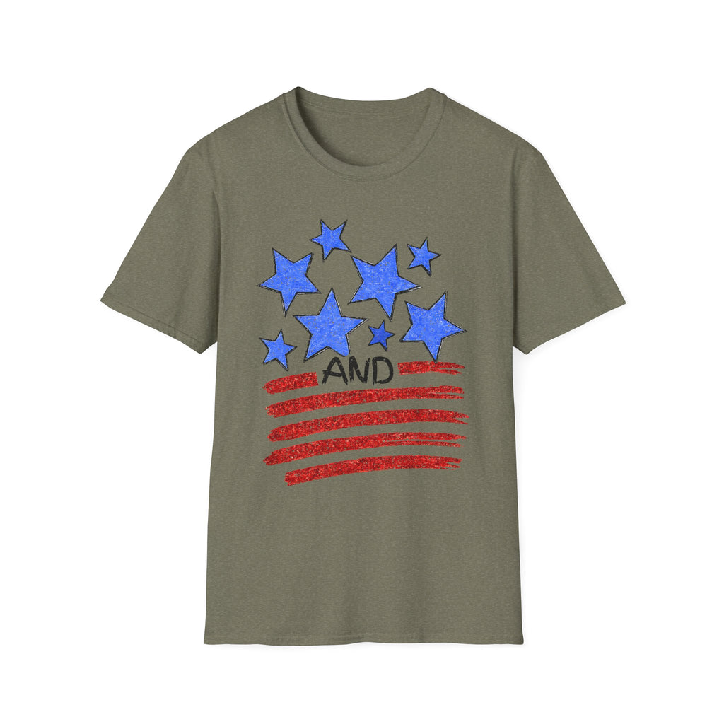 Stars and Stripes T-Shirt — Flag Graphic Patriotic Tee