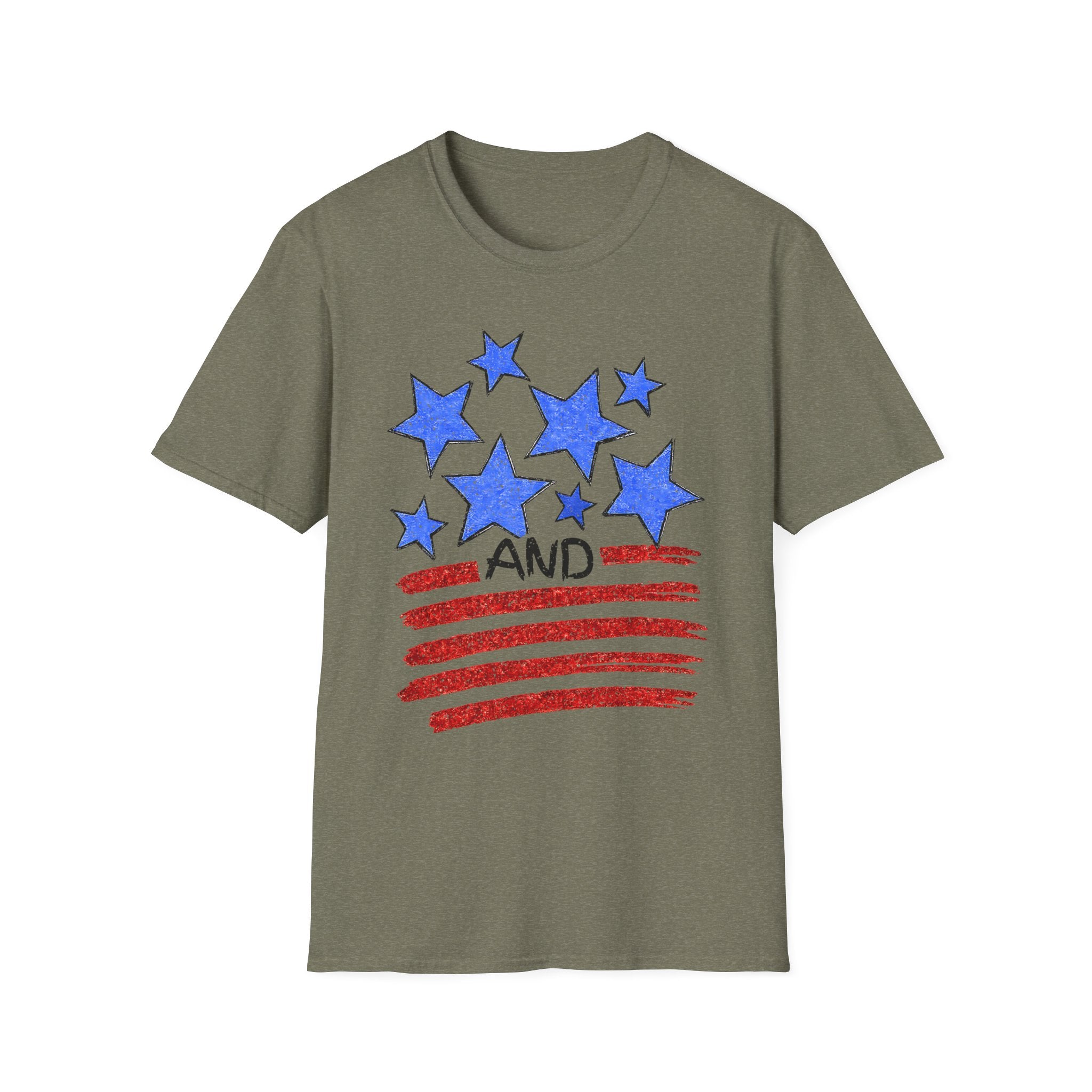 Stars and Stripes T-Shirt — Flag Graphic Patriotic Tee
